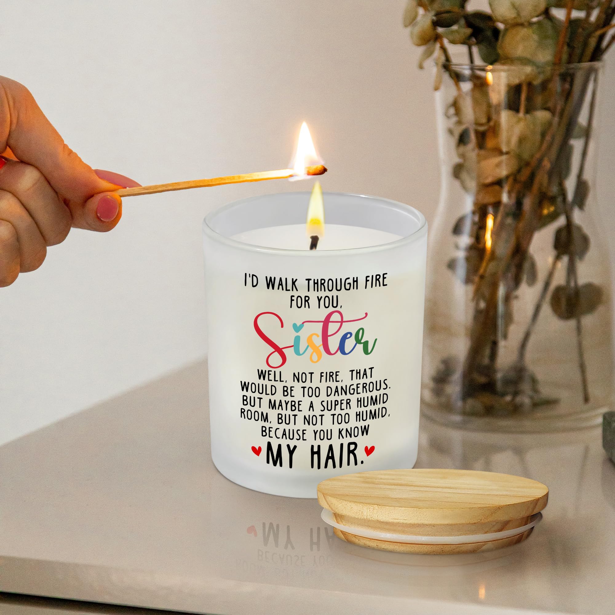 TEEZWONDER Sisters Gifts from Sister - Christmas, Birthday Gifts for Sister, Funny Sister Gifts