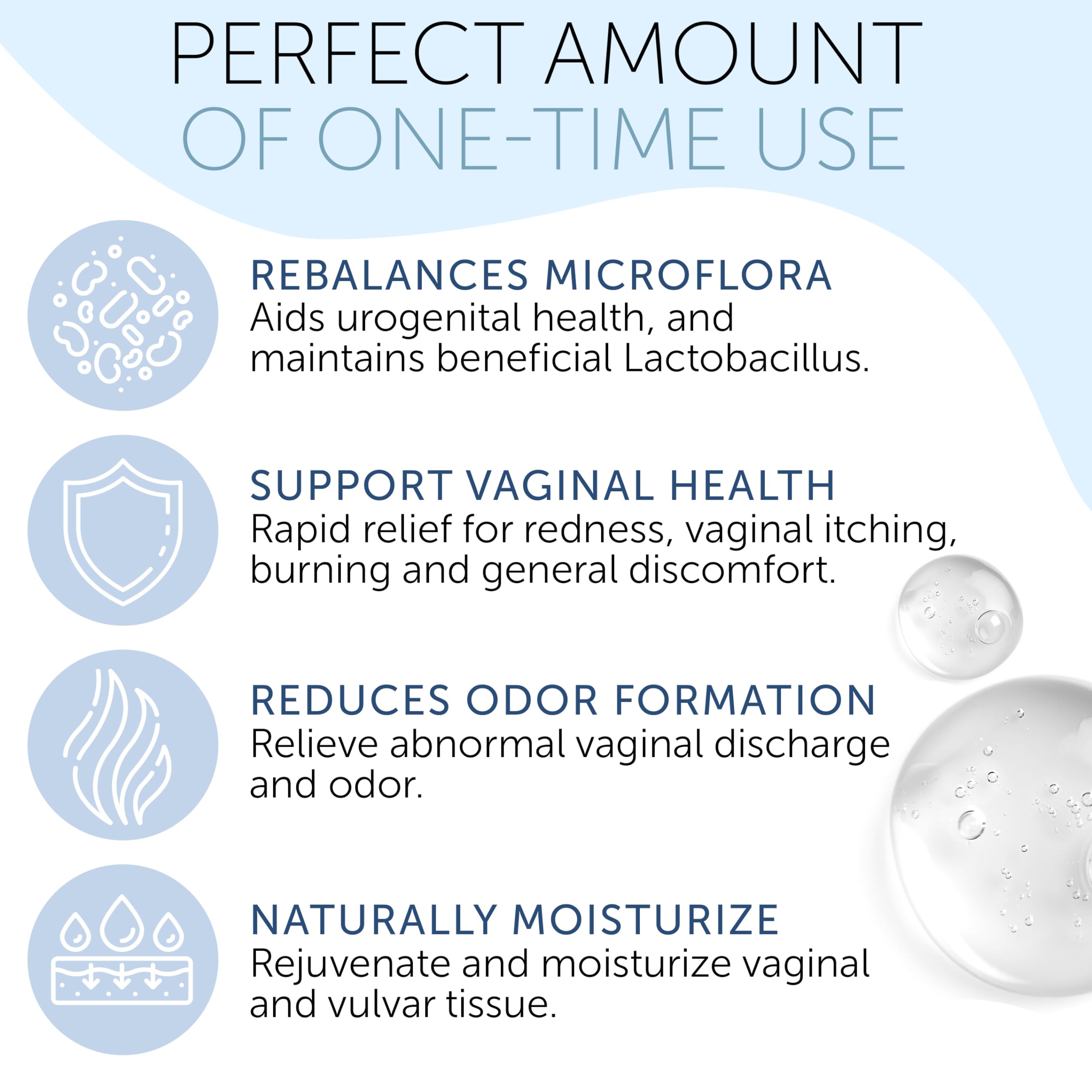 Vaginal Probiotic Gel | Yeast Infection & BV Treatment for Women | for Vaginal Odor Elimination