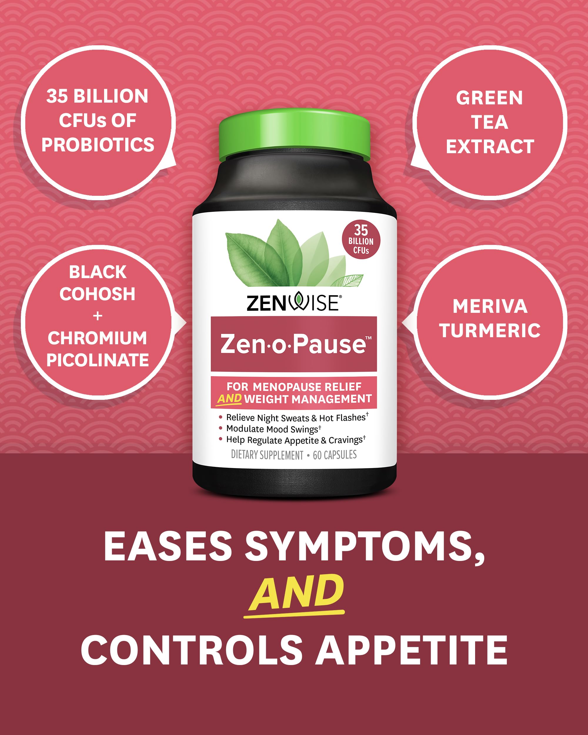 Zenwise Health ZenoPause for Menopause Relief and Weight Management | Digestive Health