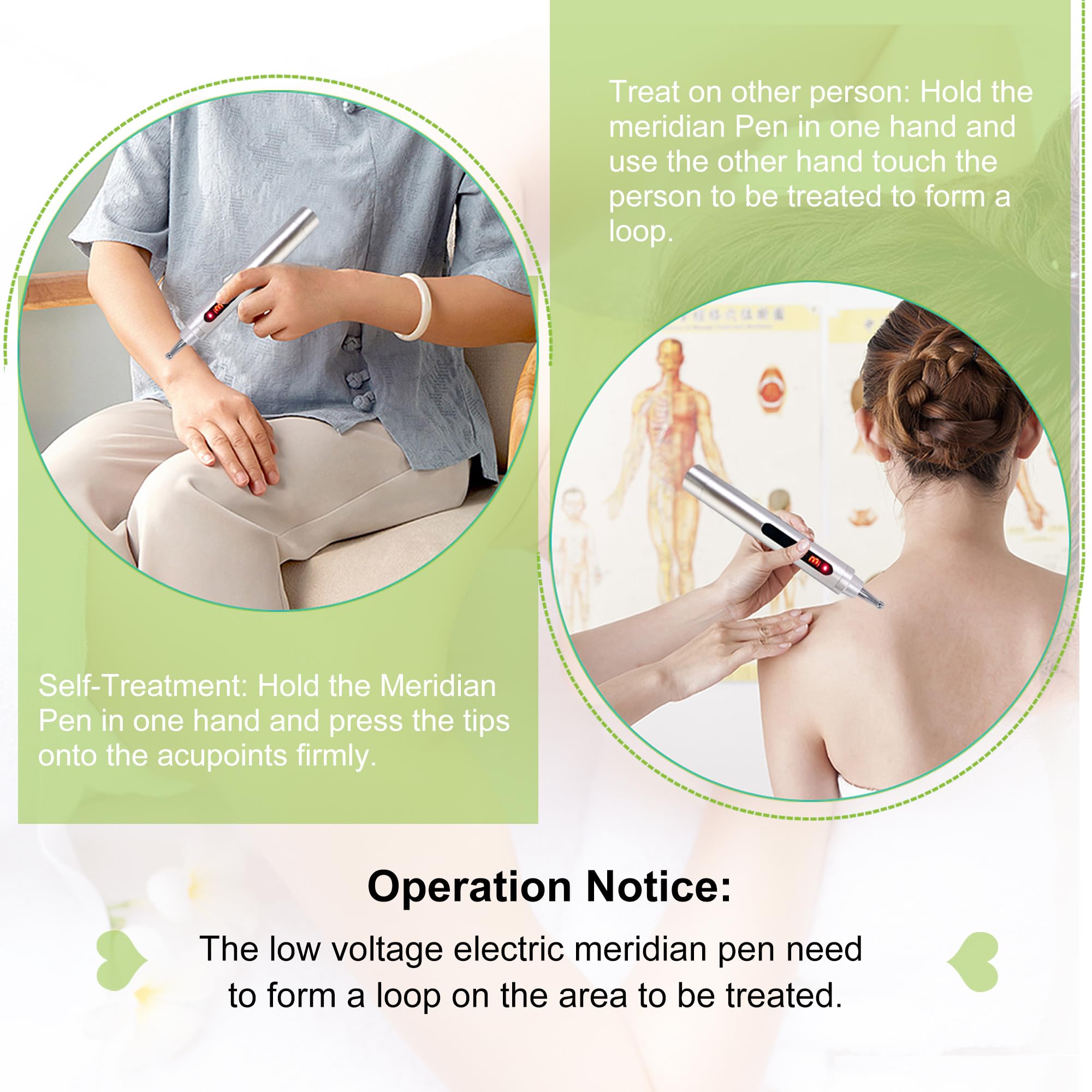 Global Care Market Meridians Energy Pen - Electronic Meridian Acupuncture Massage Pen