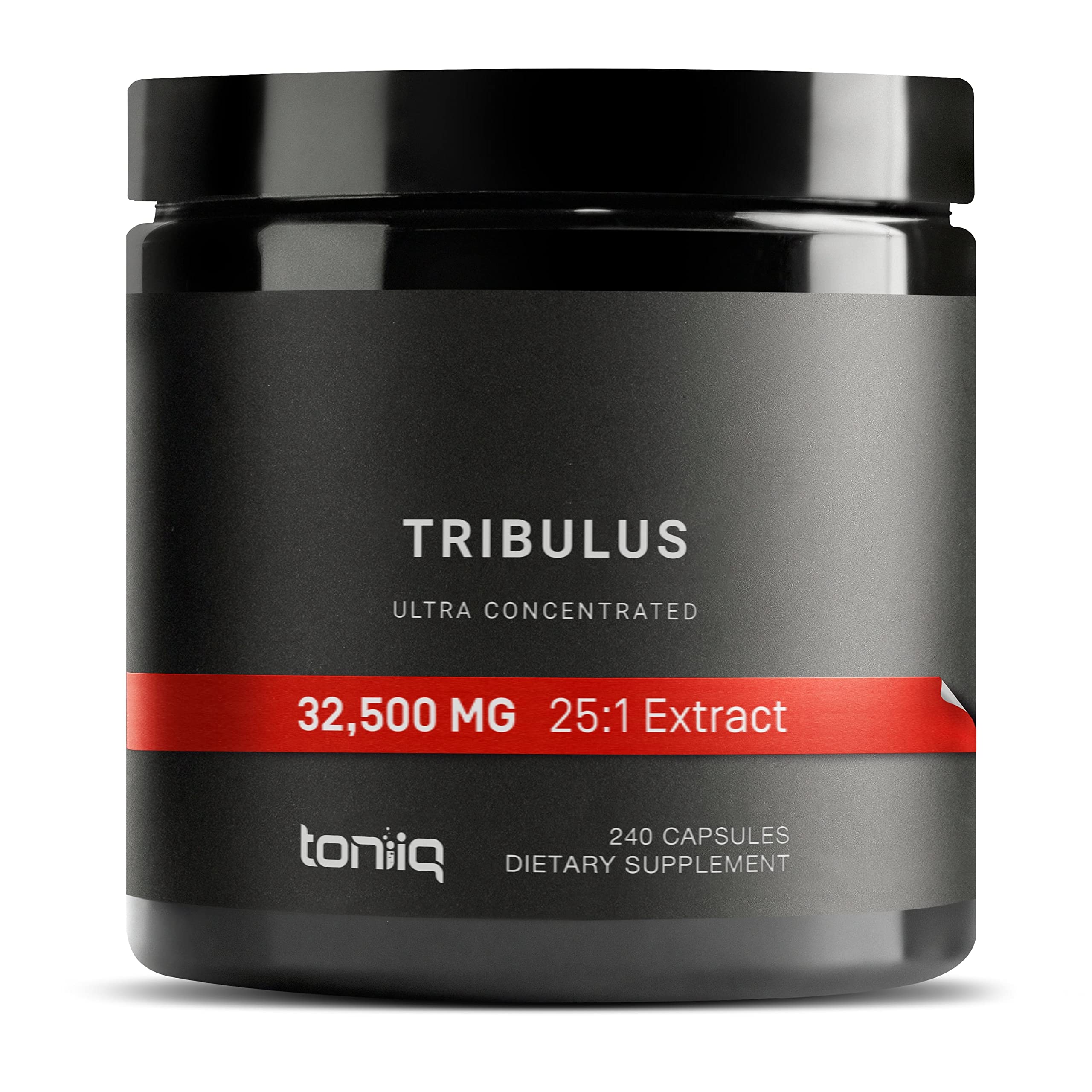 Toniiq Ultra High Strength Tribulus Capsules - 95% Steroidal Saponins - 1300mg Concent