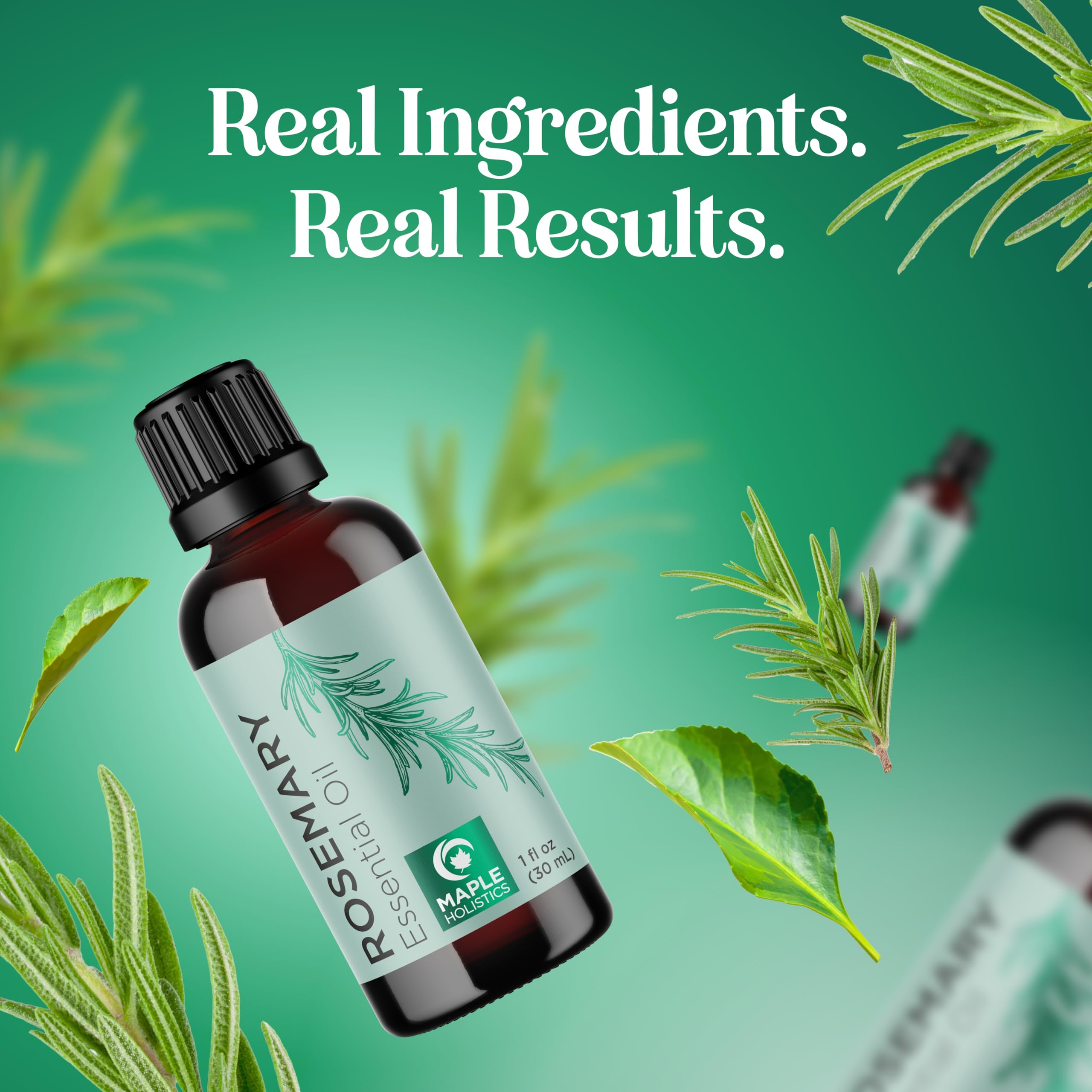 Pure Rosemary Essential Oil for Aromatherapy - Pure Rosemary Oil for Hair Skin and Nails