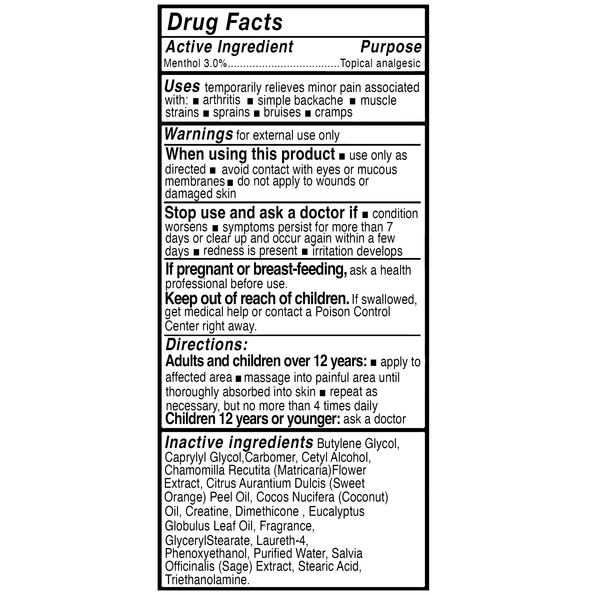 CONTROL, Menstrual Cramp Relief Cream, Topical Pain Relief for Period Cramps and PMS, Period Relief