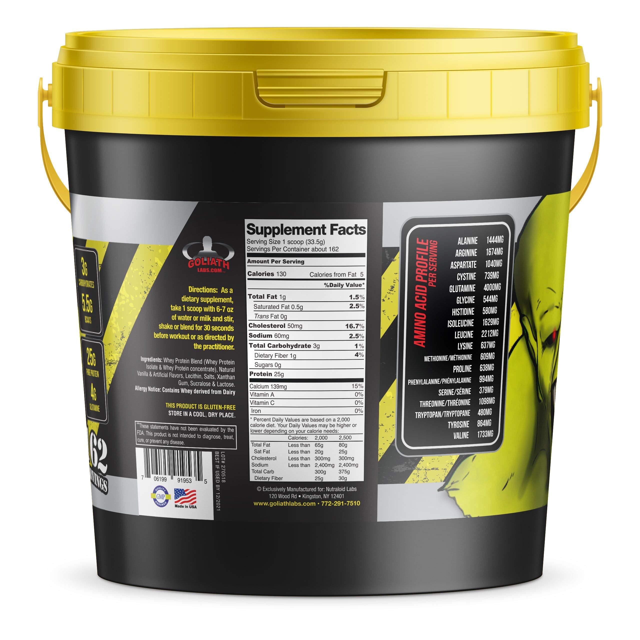 COLOSSAL LABS Muscle Protein Whey Powder [12 lbs/Pack of 1]–Chocolate Protein