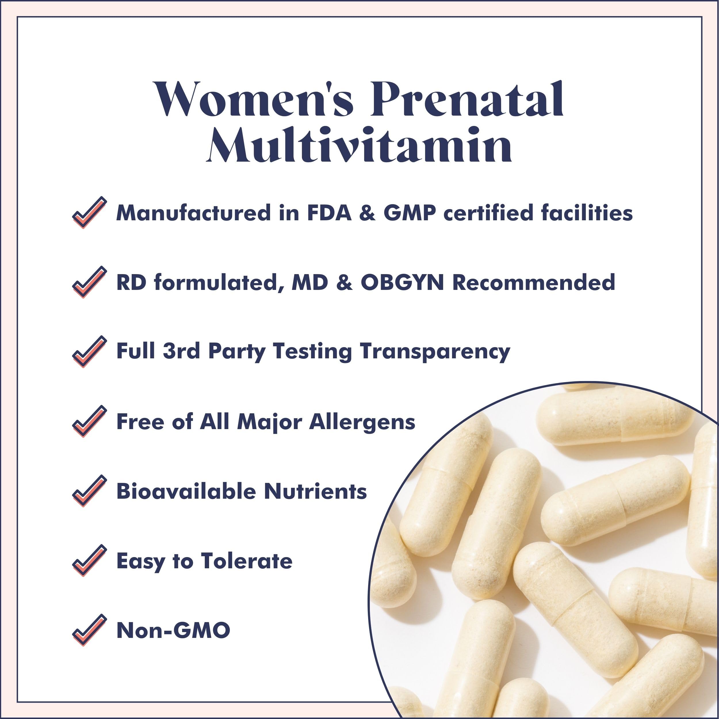 FullWell Prenatal Vitamins | Choline, folate, Vitamin D for fetal Growth, Brain Development