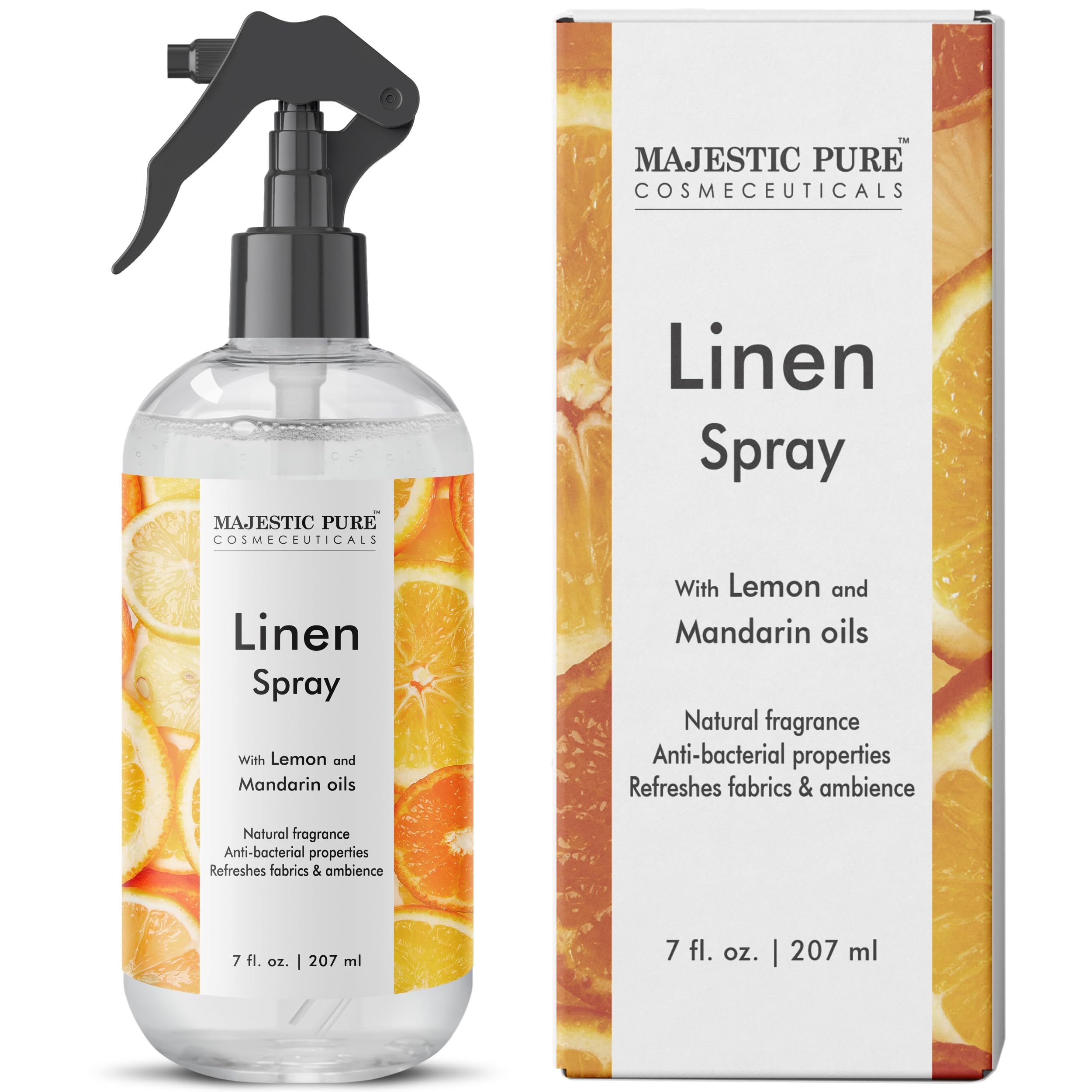 Majestic Pure Linen Spray | All Natural Fragrance | Spray for Pillows, Bedding, Sheets, Clothing