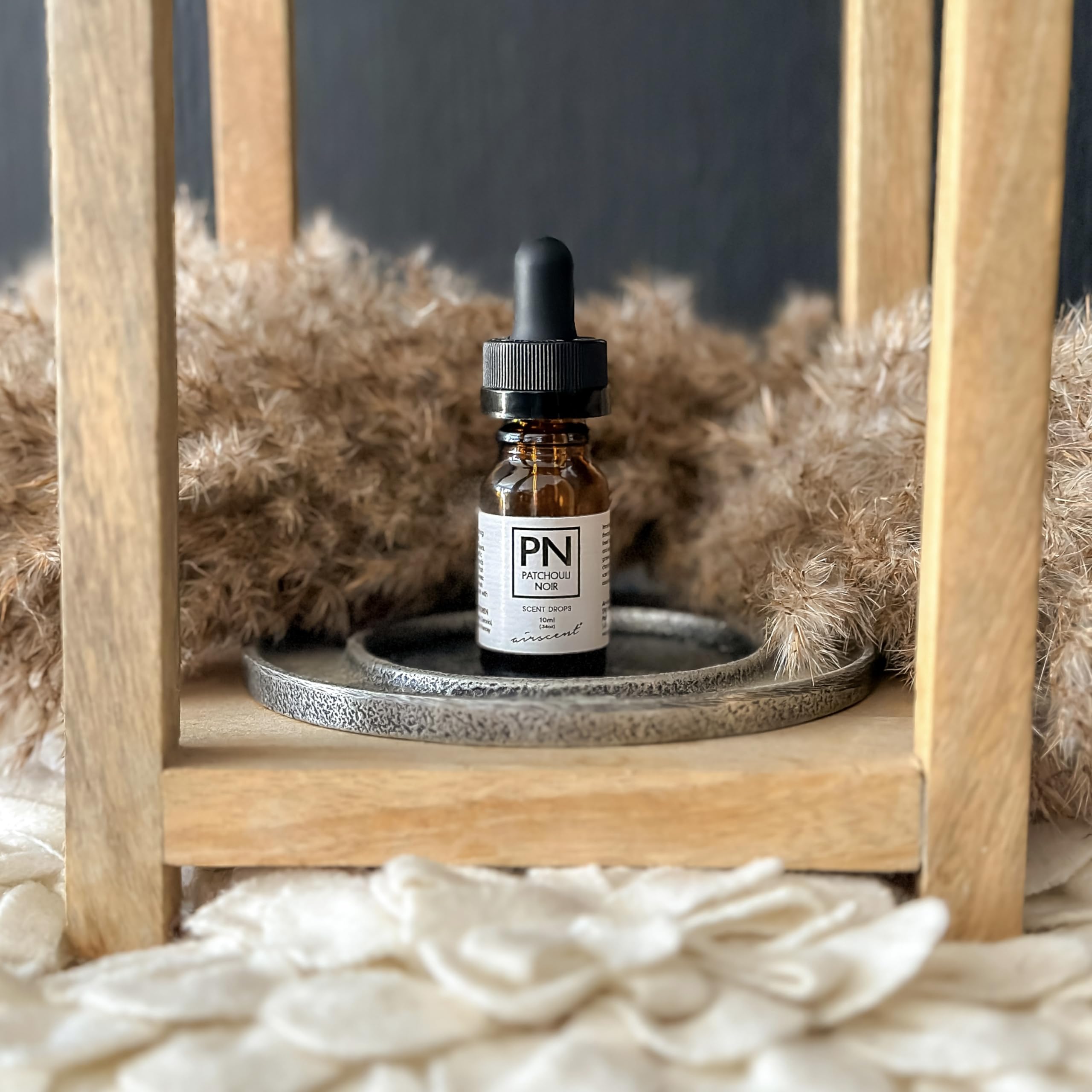 Patchouli Noir Diﬀuser Oil - Air-Scent Aroma and Essential Oil Blend - 10 Milliliter (.34 ﬂ oz)