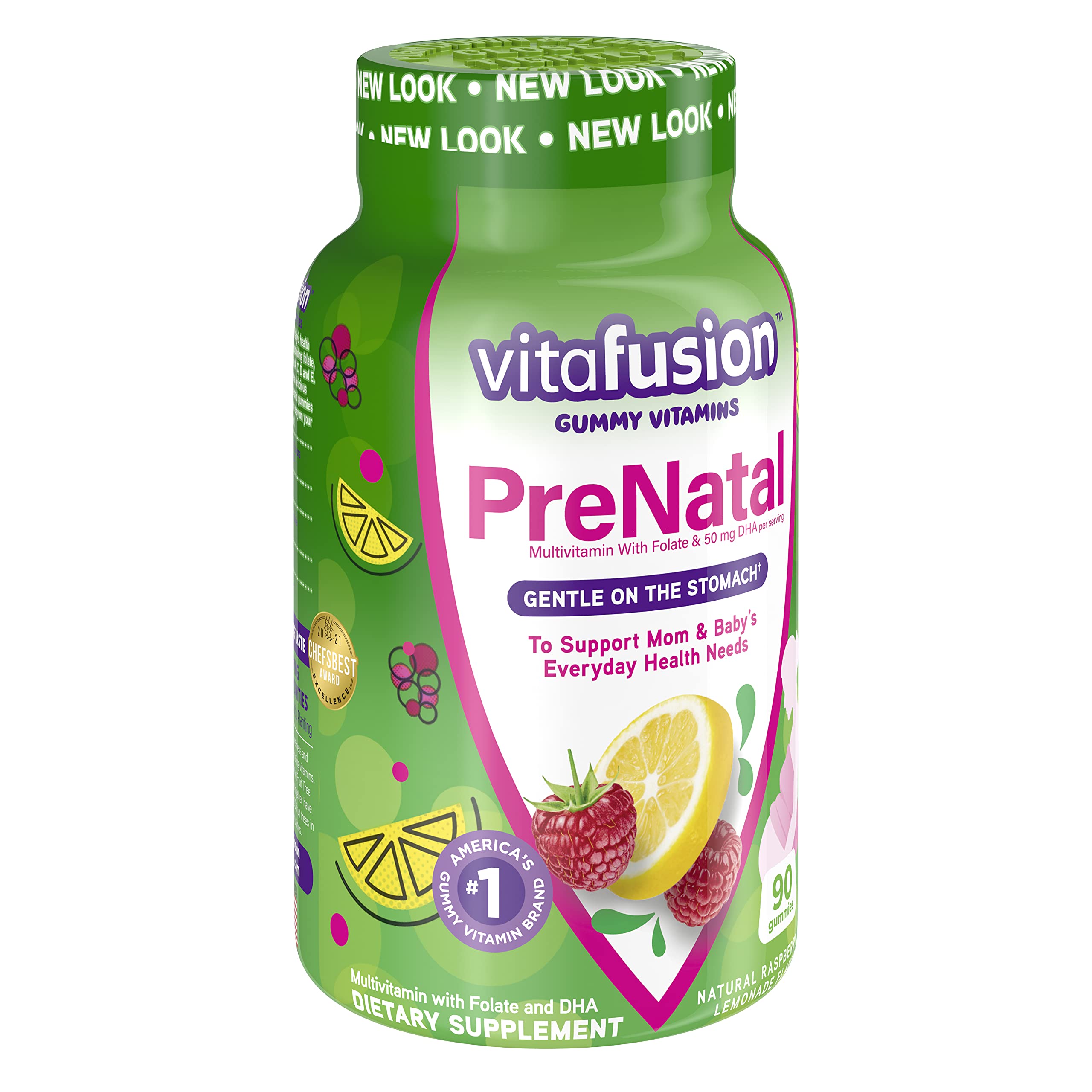 Vitafusion Prenatal, Gummy Vitamins VTiCxz, 4Pack (90 Count)