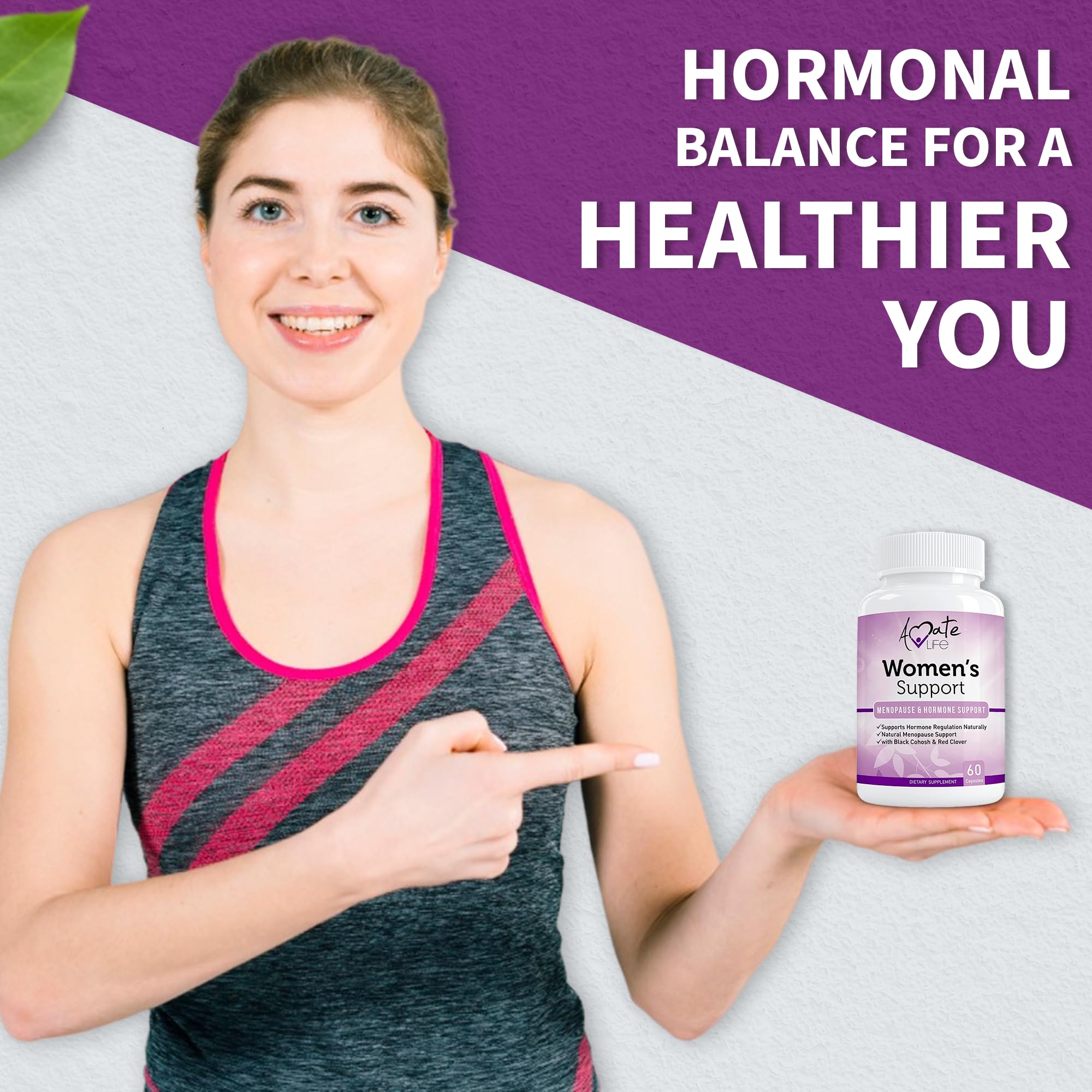 Women’s Support Supplement- Natural Hormone Regulation- Menopause Support Supplement- Estrogen Rich