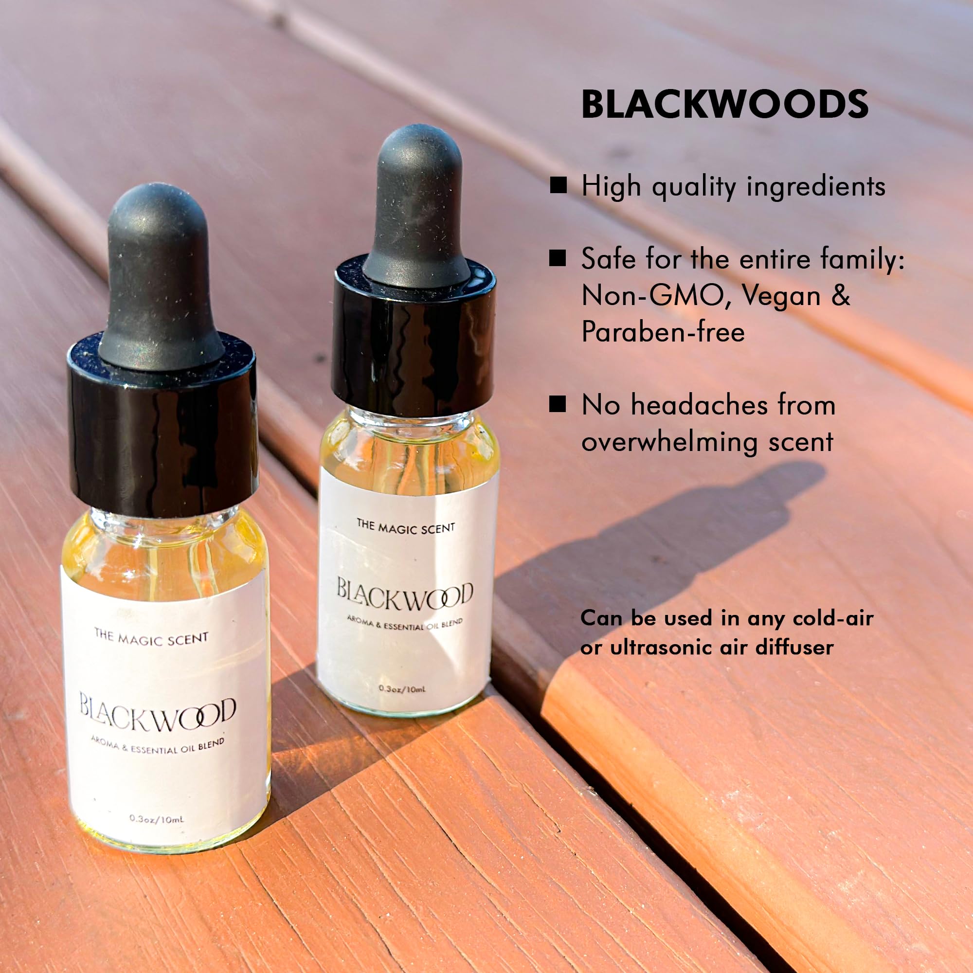 The Magic Scent "Blackwood" Hotel Collection Diffuser Oil - Cold-Air & Ultrasonic Scented Oils
