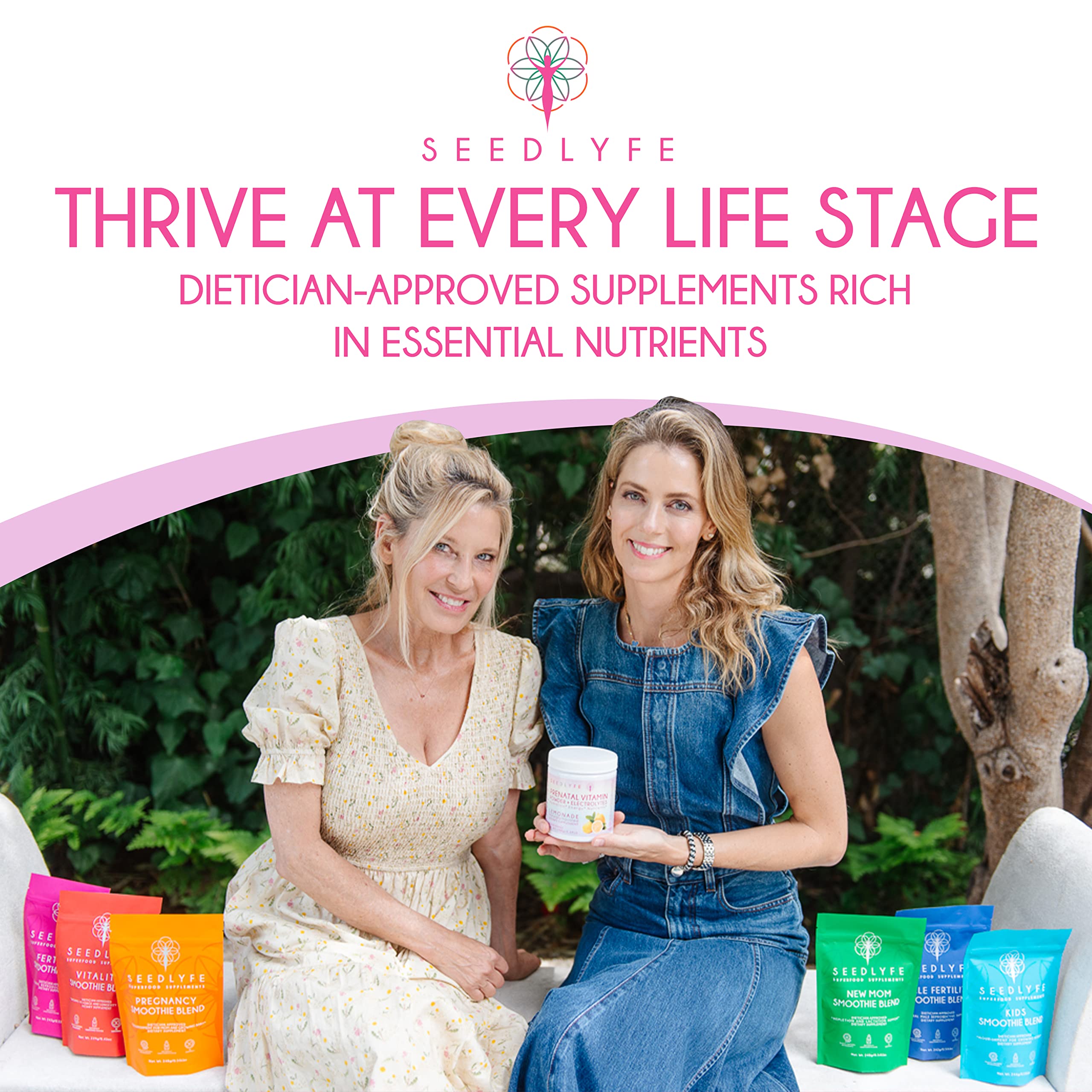 Female Fertility Bundle with Prenatal Vitamin Powder – Natural Prenatal Vitamins and Smoothie Mix