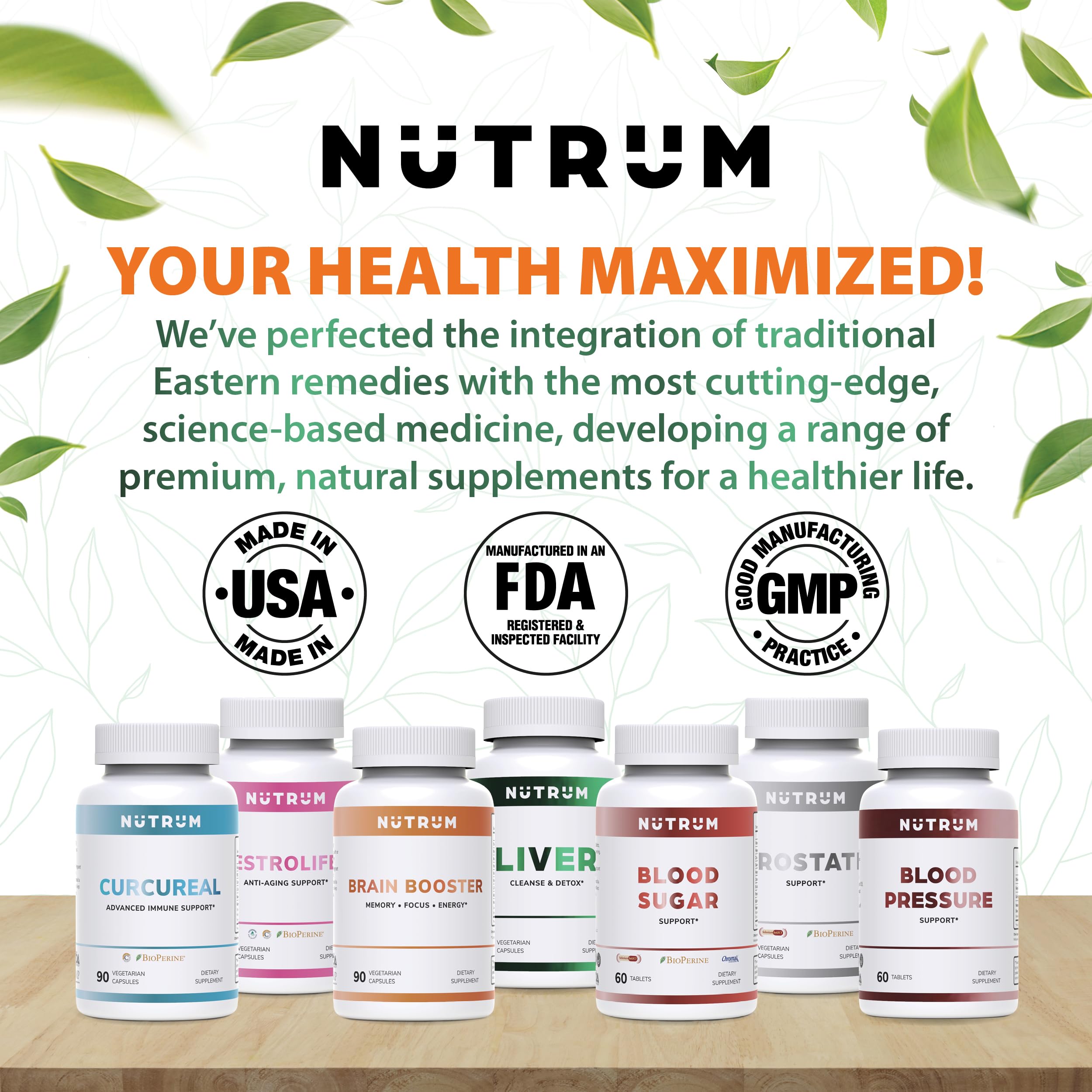 Estrolife Anti-Aging Support for Women by Nutrum, Vegan Supplement for Long Lasting Female Hormonal Balance