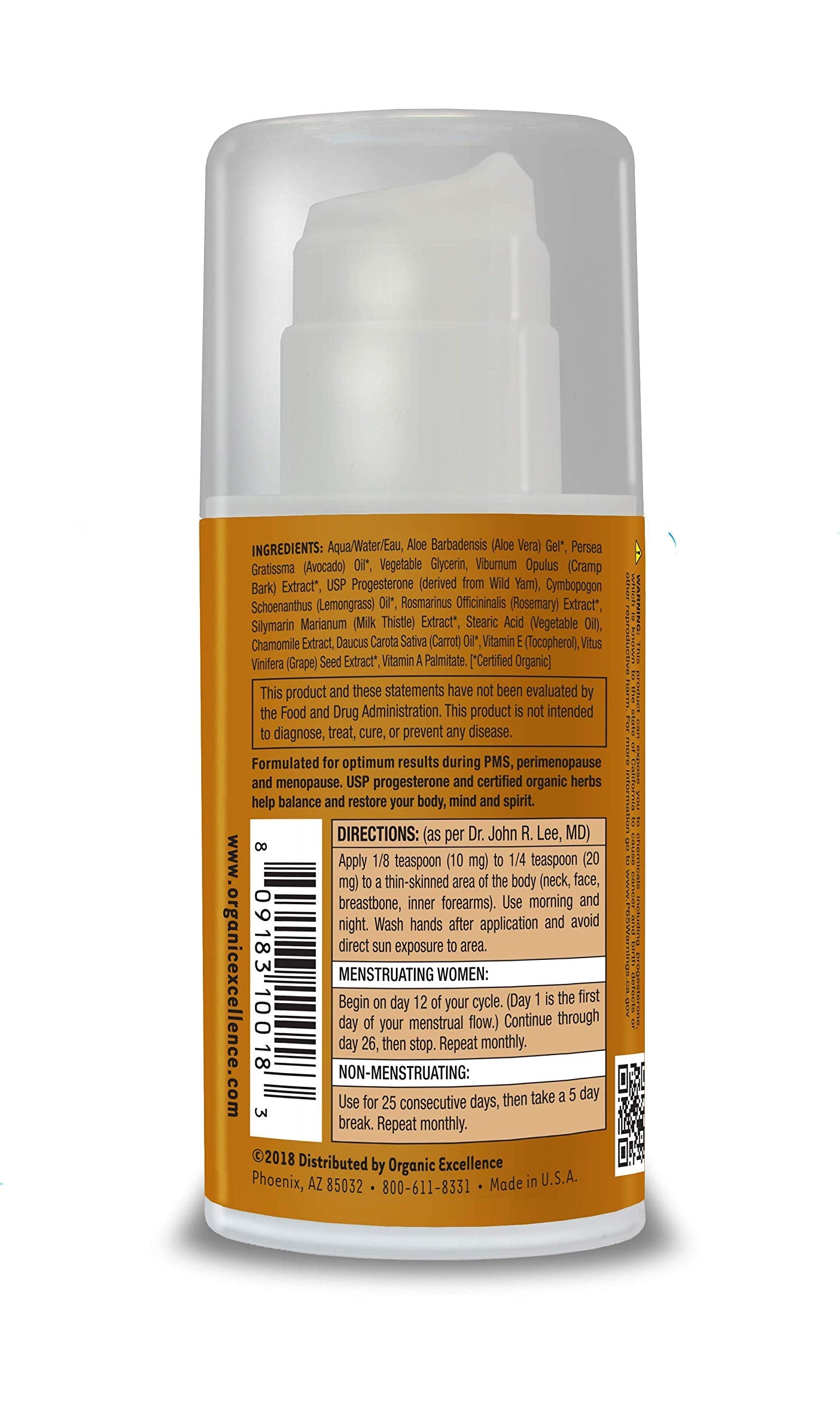 ORGANIC EXCELLENCE FEMININE BALANCE THERAPY, 3 OZ