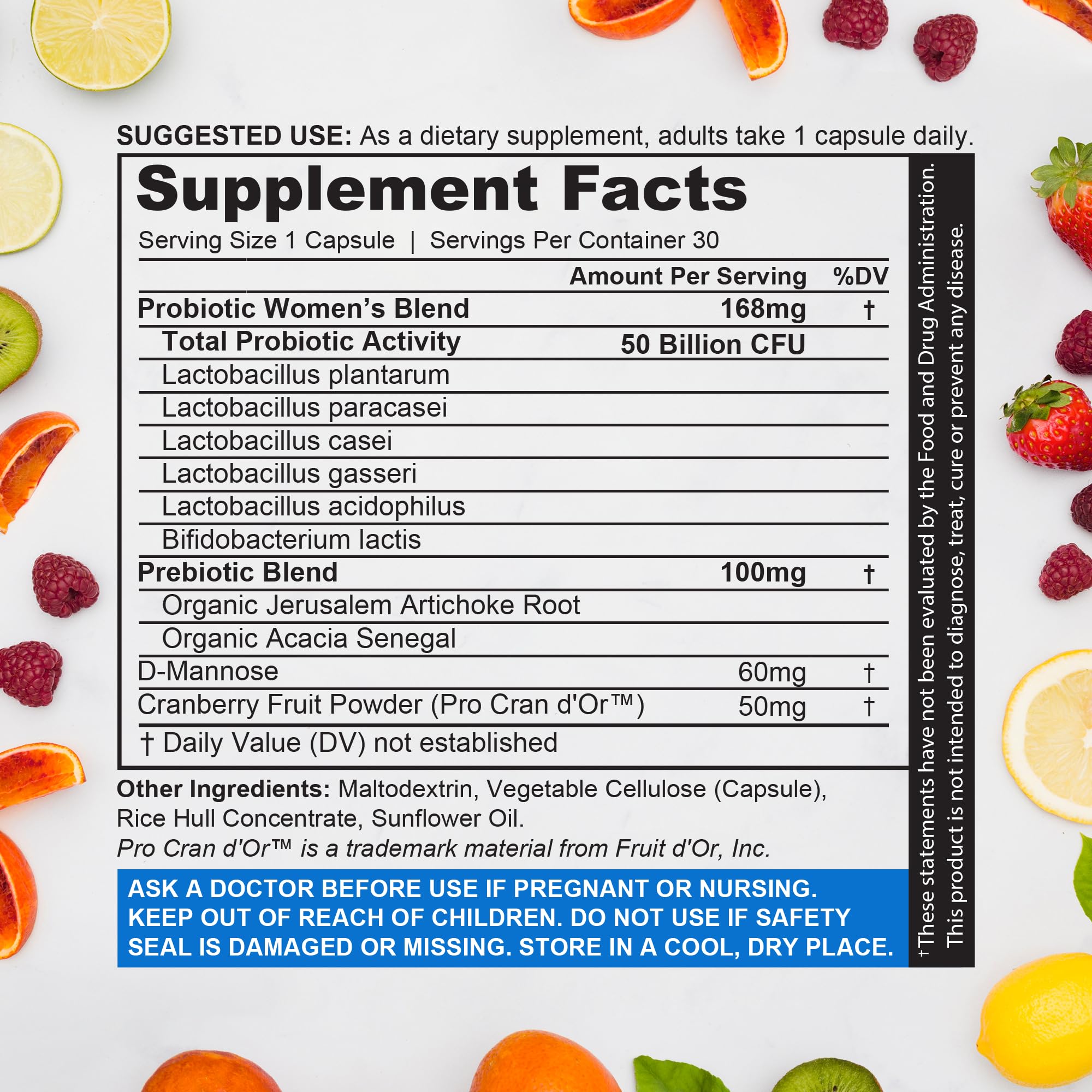 NutraBlast Vaginal Probiotics for Women Digestive, pH Balance, UT & Vaginal Health - 50 Billion CFU