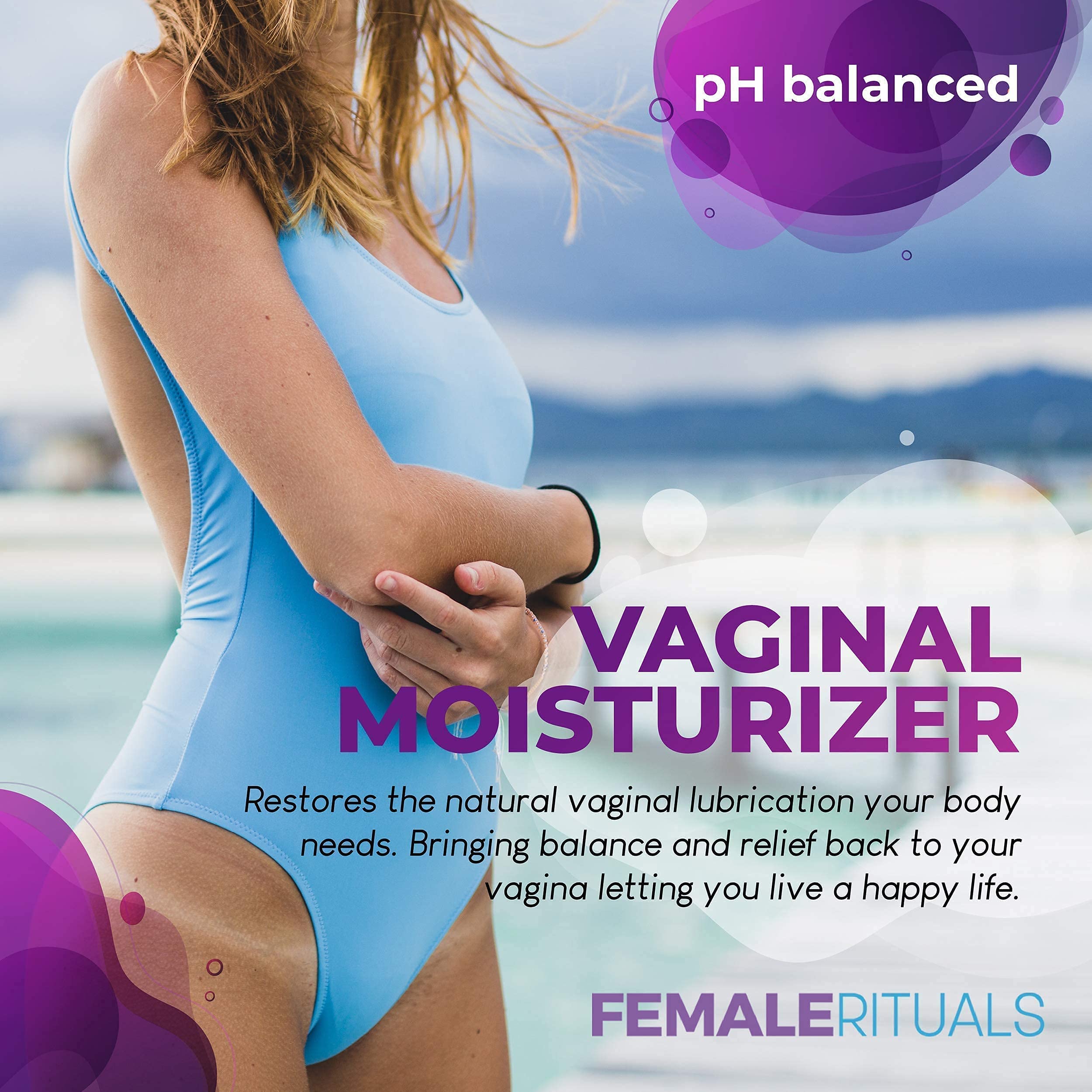 FEMALE RITUALS - Vaginal Moisturizer Boric Acid Suppositories for PH Balance - Bad Odors