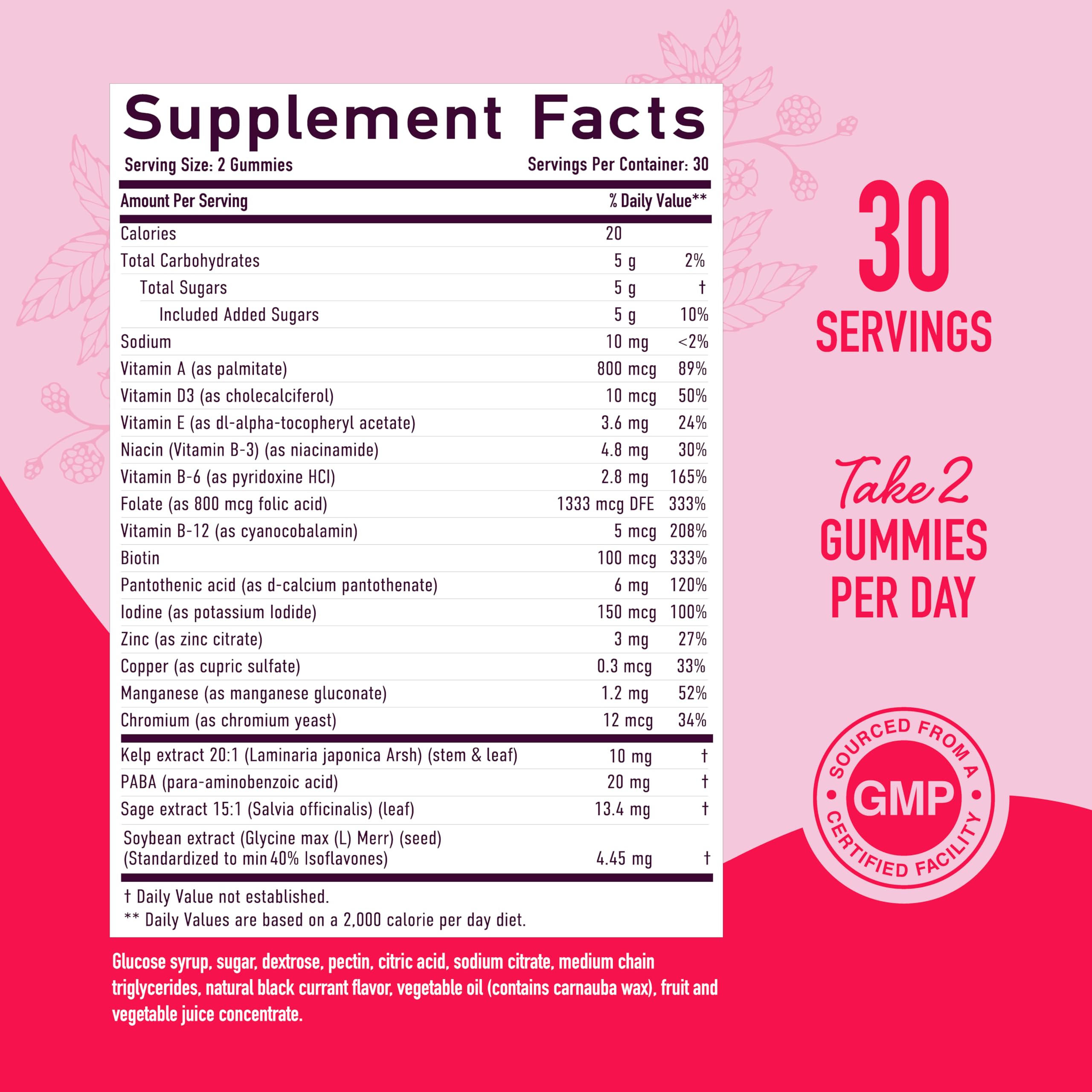 Menopause Support Gummies | Hormone Balance Relief for Hot Flashes, Night Sweats, Mood Swings
