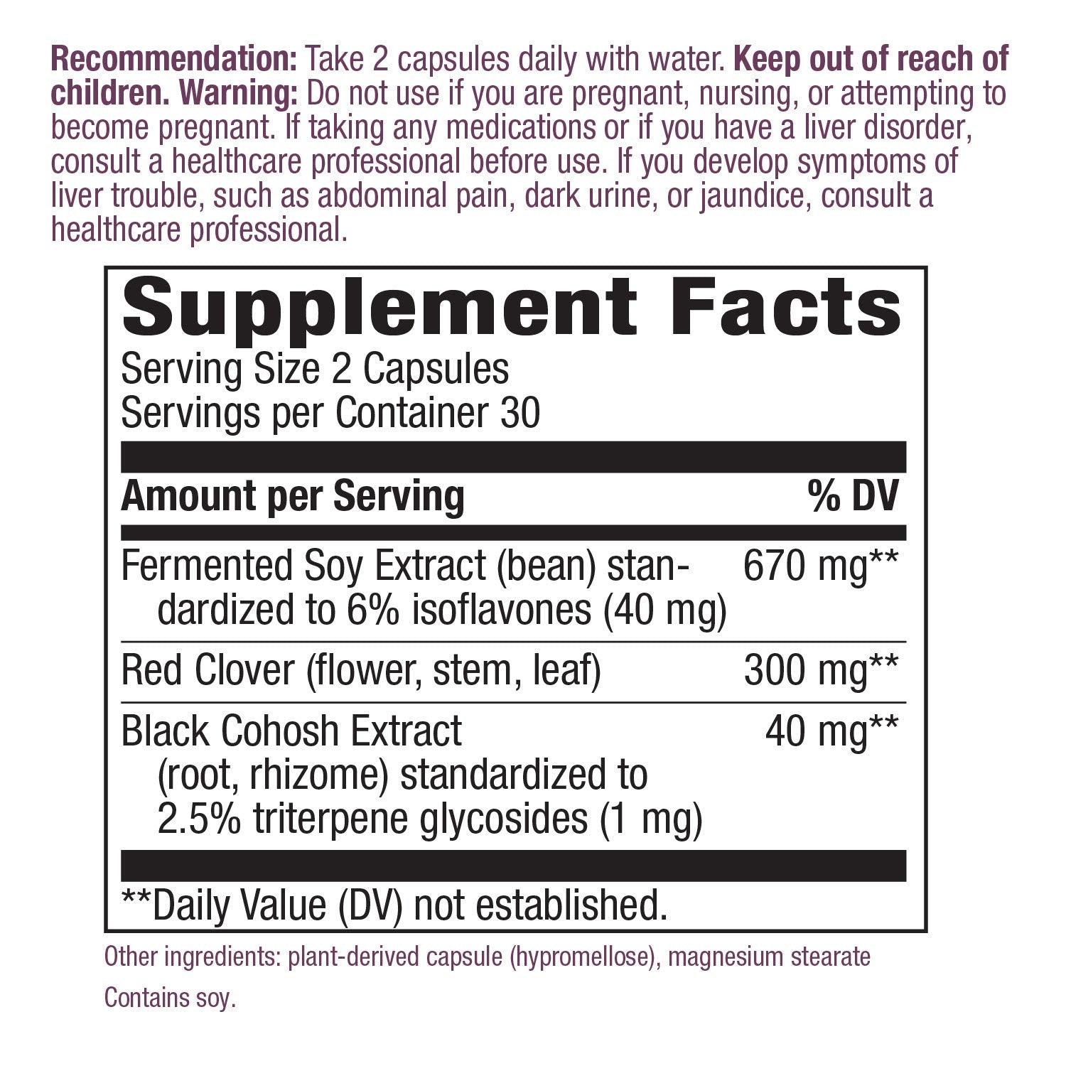 Nature's Way EstroSoy, Menopause Relief Blend*, Helps Relieve Menopausal Symptoms