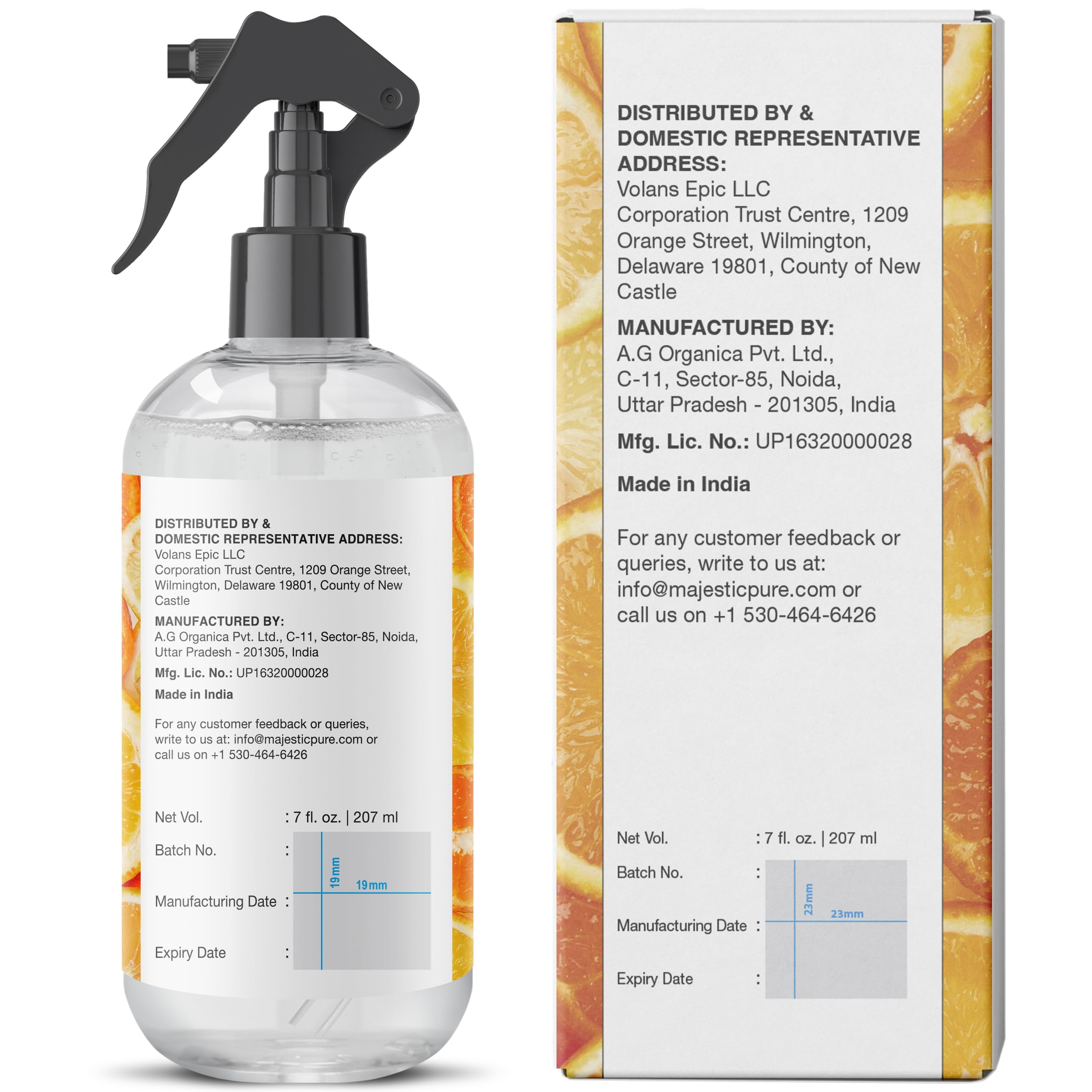 Majestic Pure Linen Spray | All Natural Fragrance | Spray for Pillows, Bedding, Sheets, Clothing