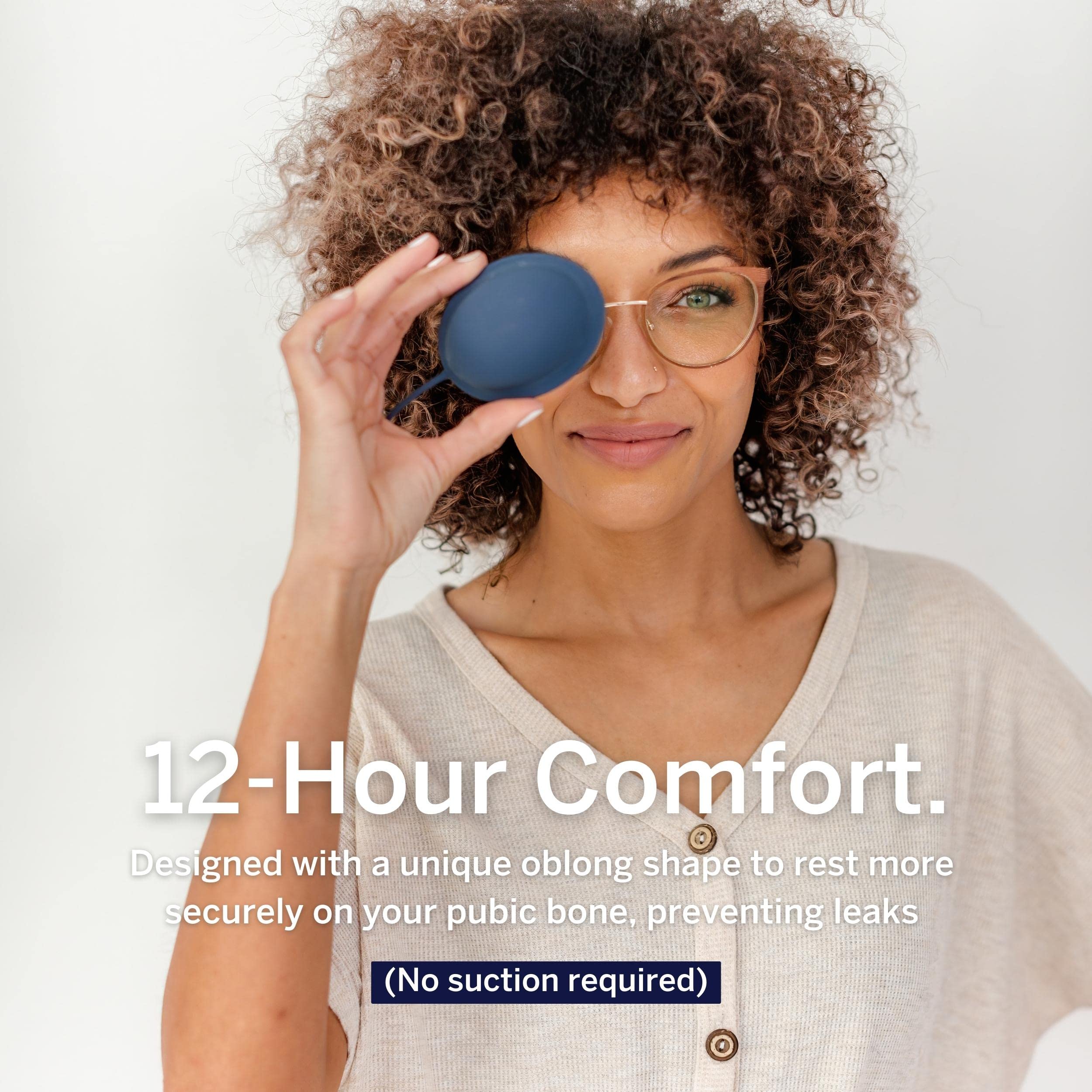 Pixie Soft Menstrual Disc - Ranked 1 for Most Soft Reusable Period Disc - Removable Stem