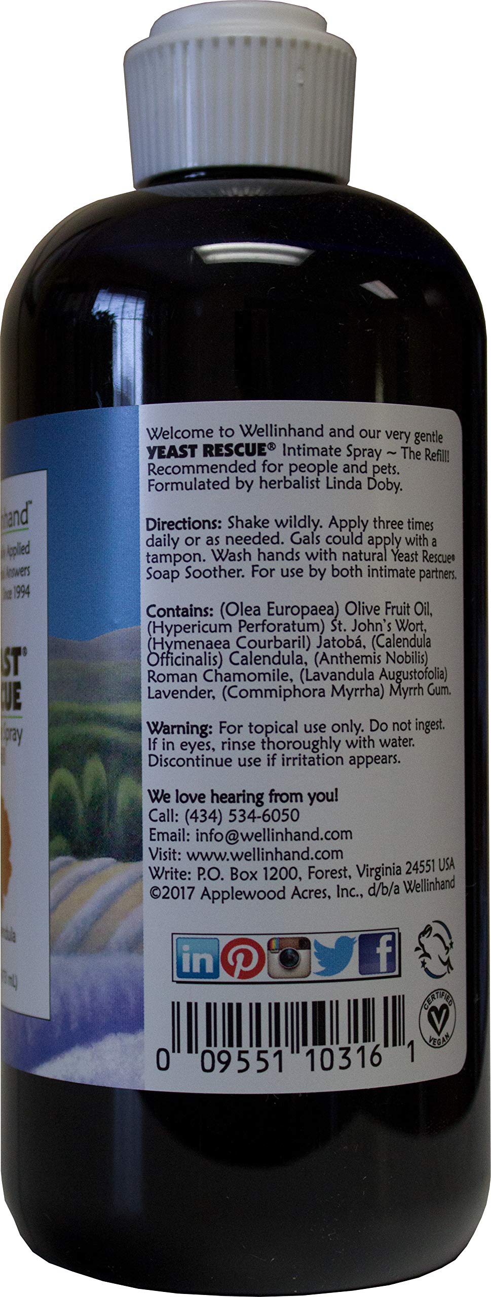 Yeast Rescue Soap Soother 16 fl.oz. Refill Economy