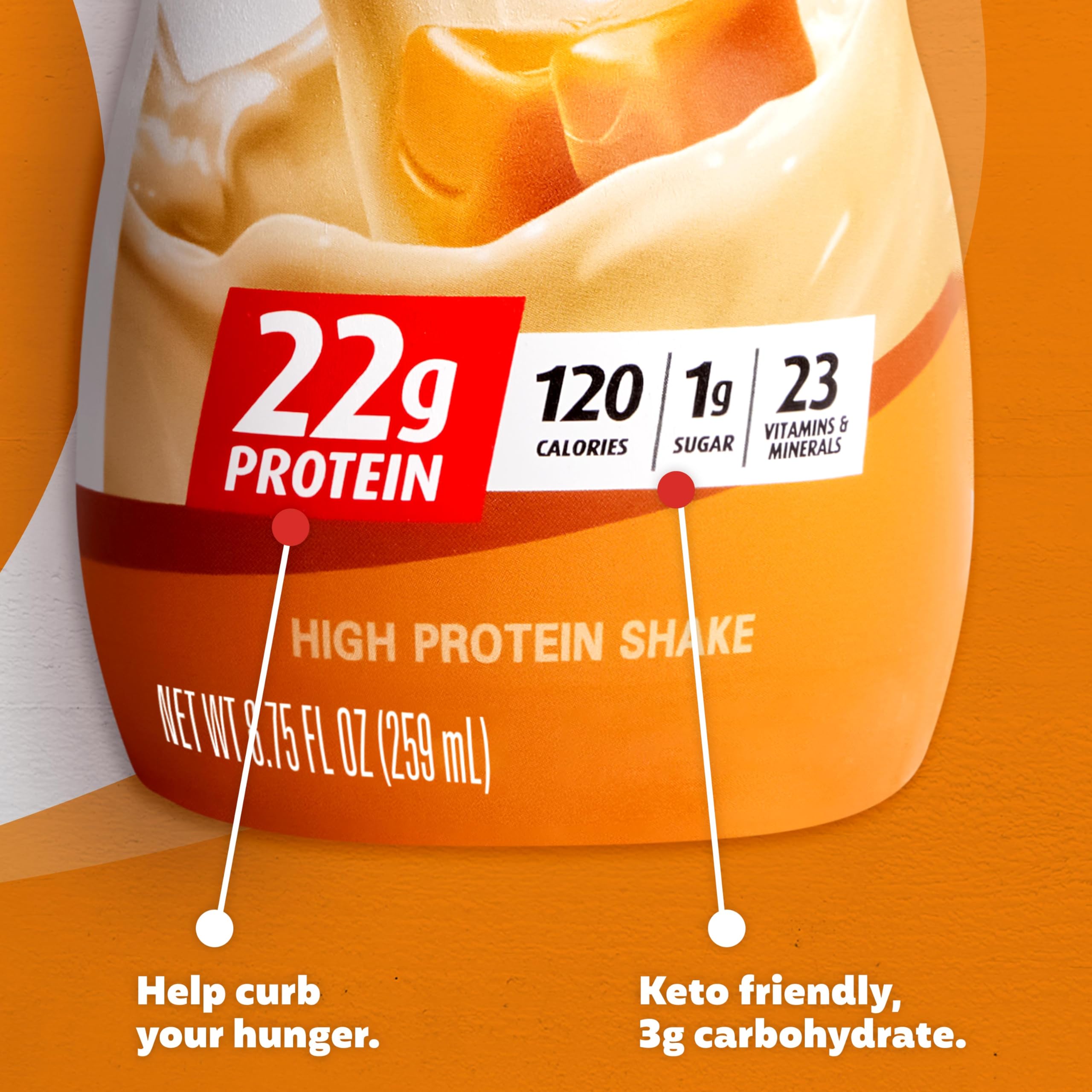 Premier Protein Shake MINIs, Caramel, 22g Protein, 120 Calories, 1g Sugar, 8.75fl oz