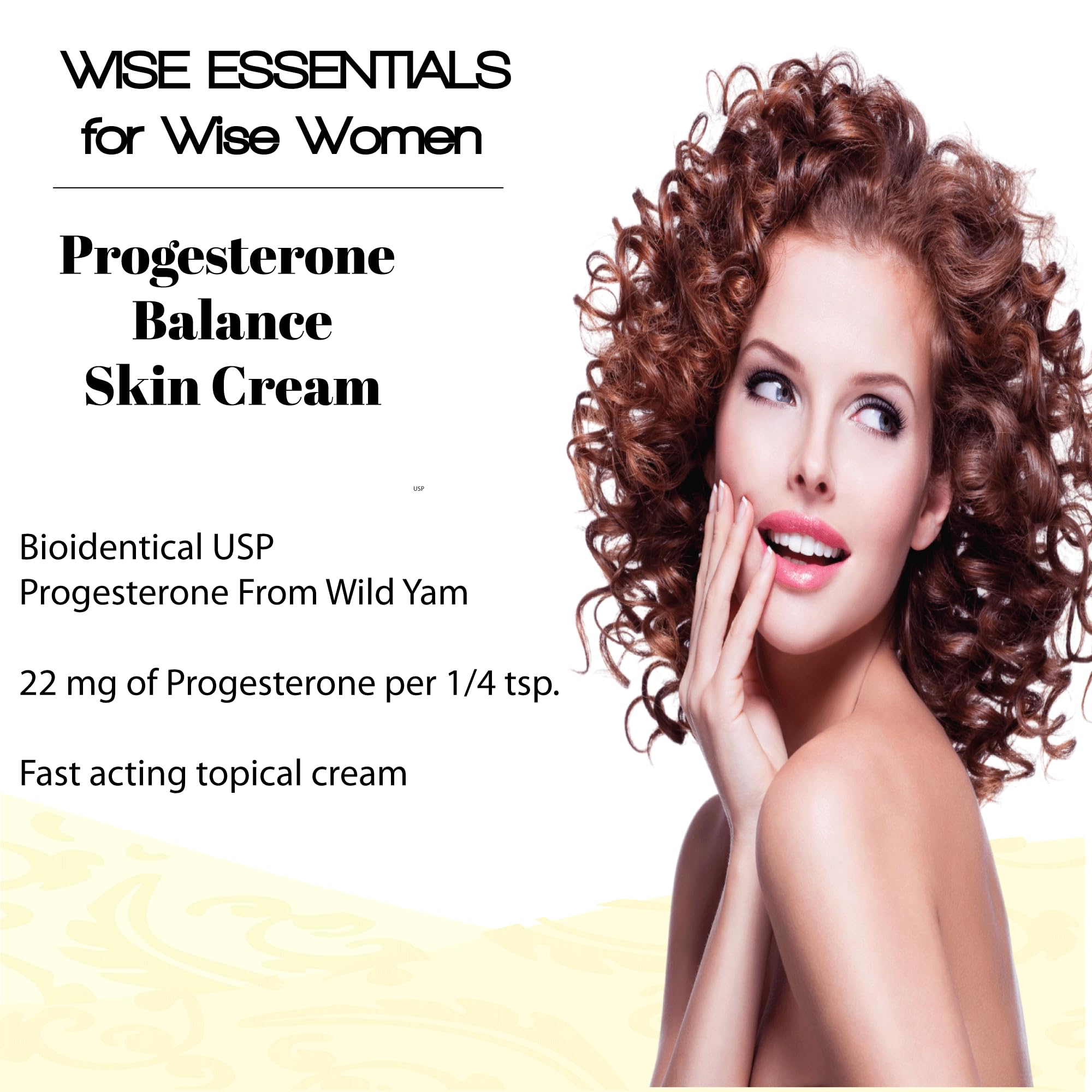 Wise Essentials Femarone Progesterone (Bioidentical) Cream for Midlife Balance is made from Wild Yam