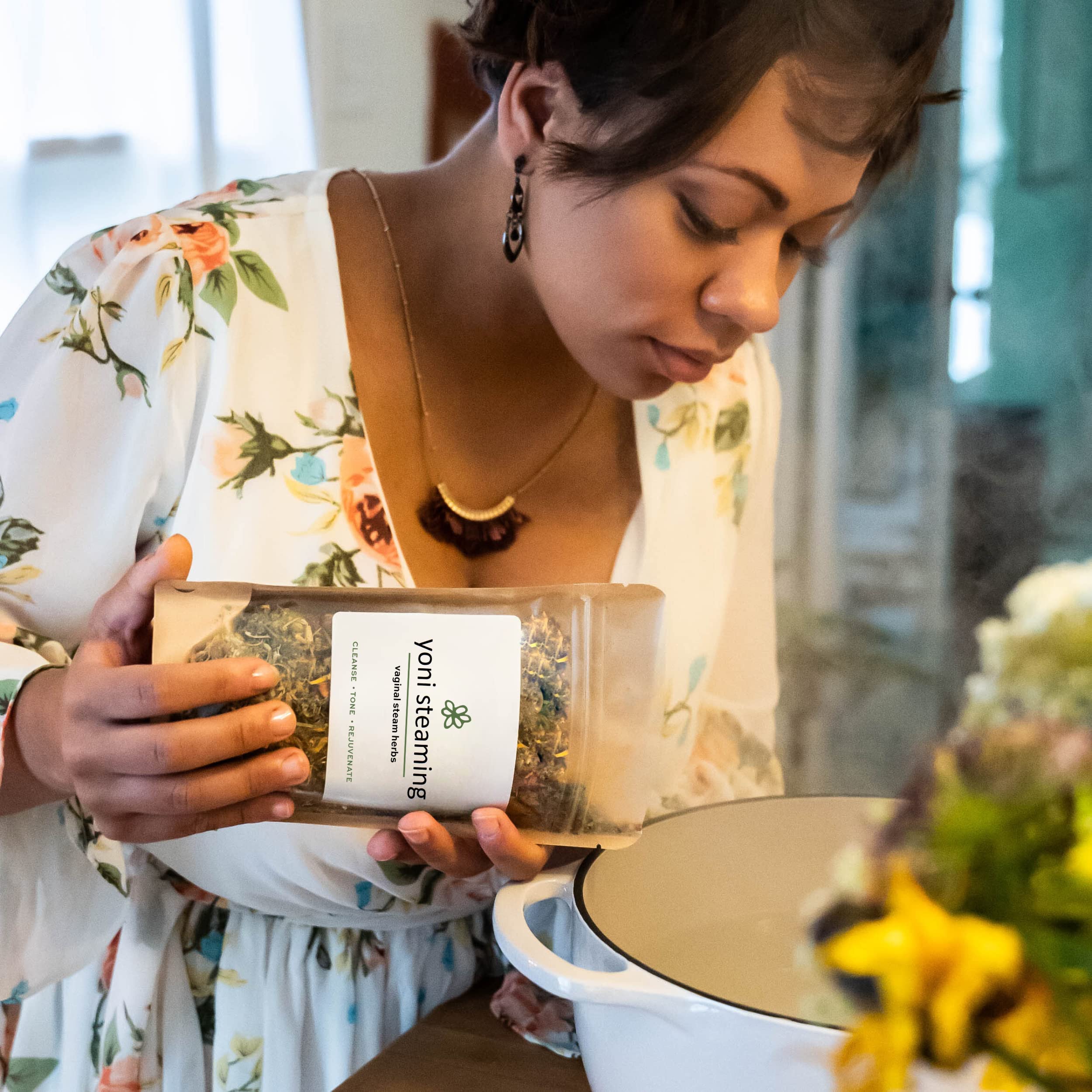 Yoni Steaming Herbs (5 Steams) | Cleansing + Gentle Formula | Formulated by Trained Herbalist