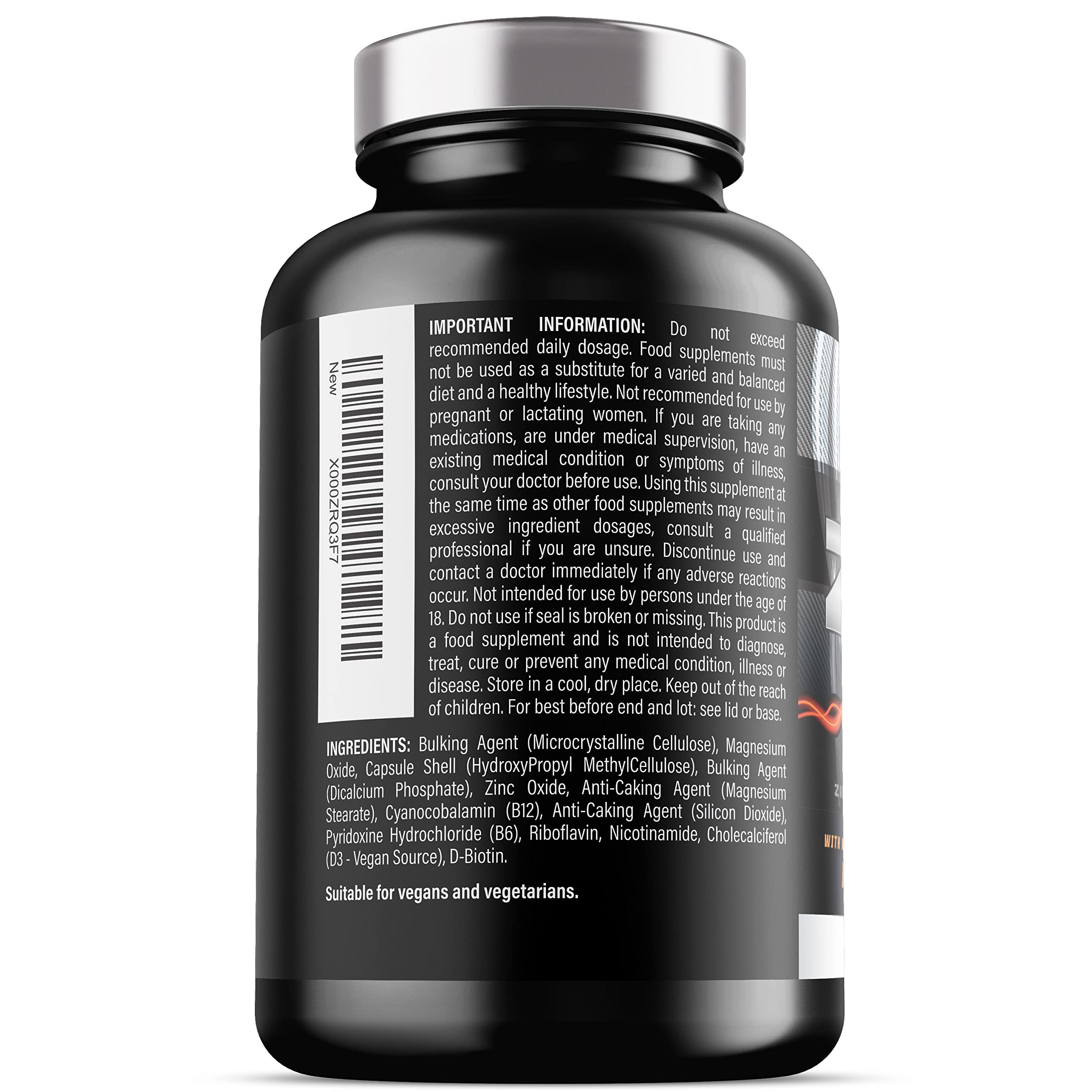 ZM6 - High Strength Zinc Magnesium Supplement - Zinc and Magnesium Tablets