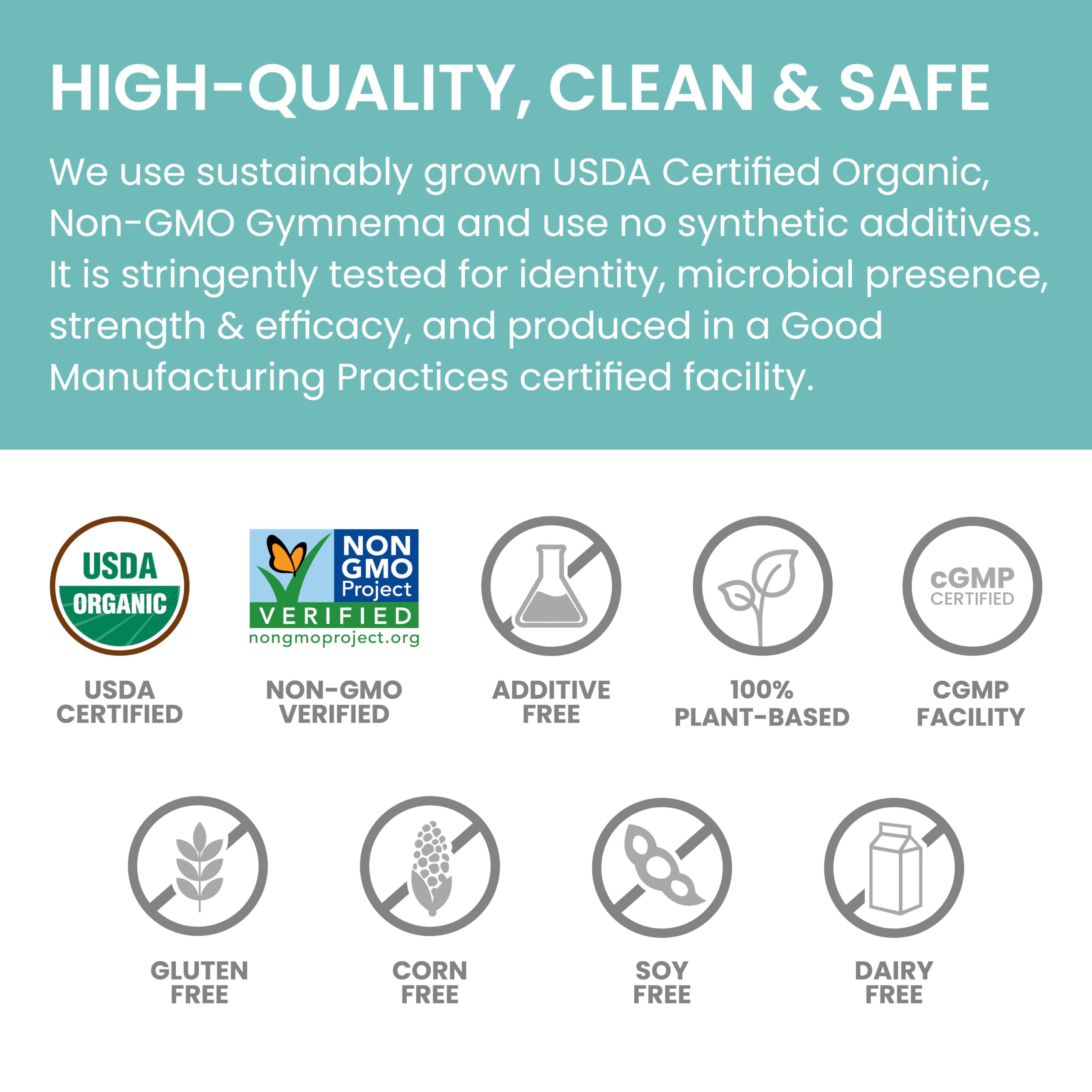 Himalaya Organic Gymnema Herbal Supplement for Weight Management, USDA Certified