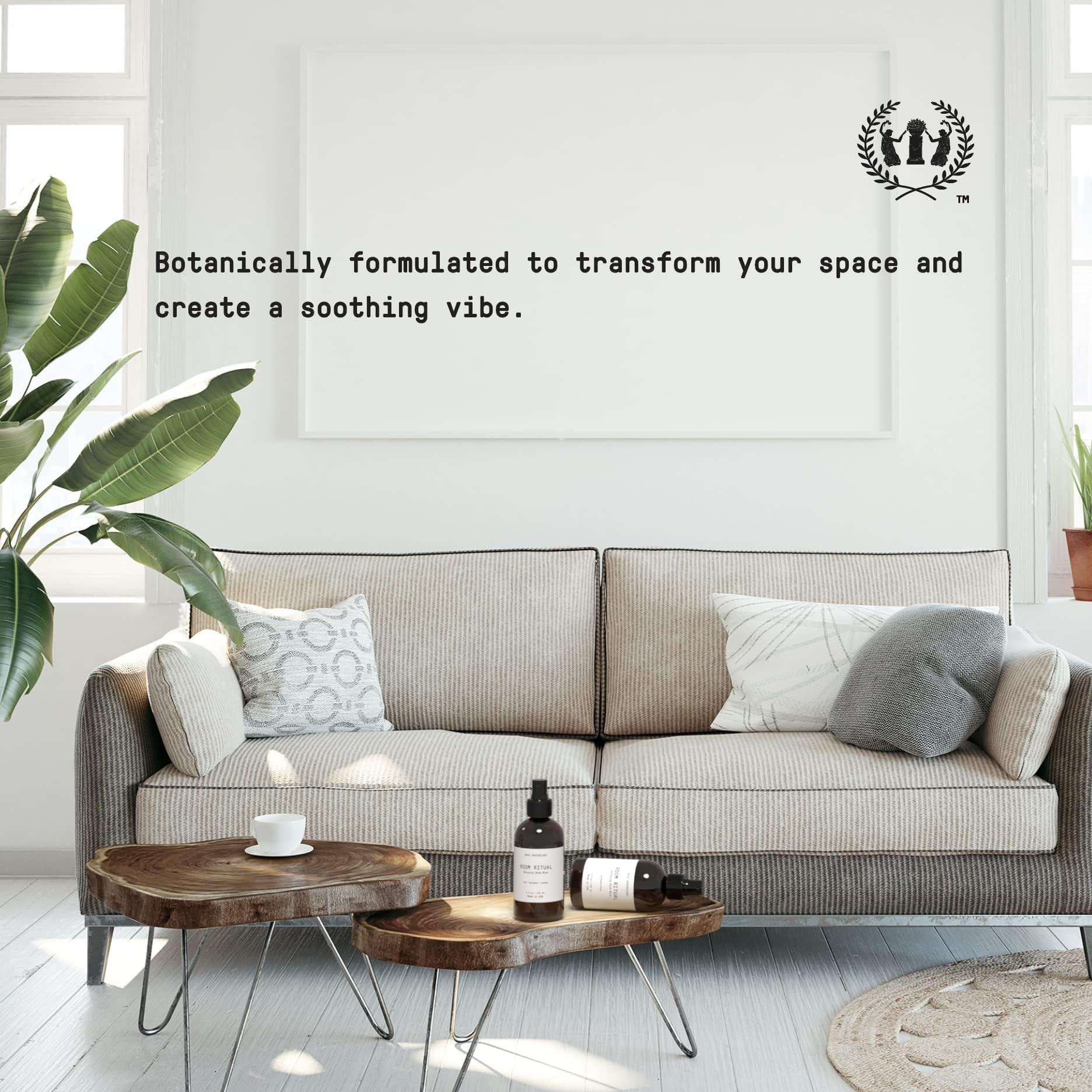 Muse Bath Apothecary Room Ritual - Aromatic and Relaxing Room Mist, 8 oz, Infused