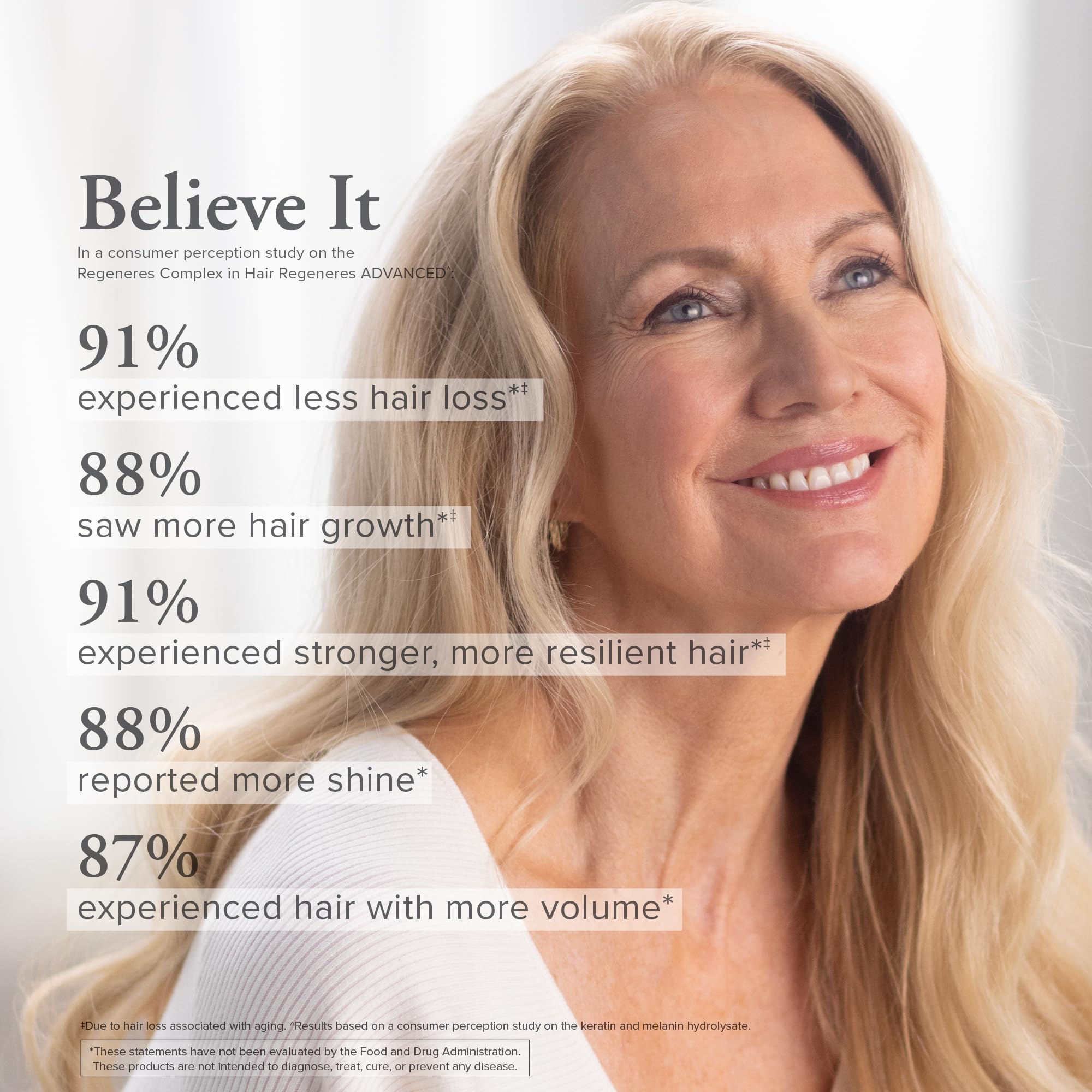 SeroVital Hair Regeneres Advanced, 90 Capsules, 30-Day Supply