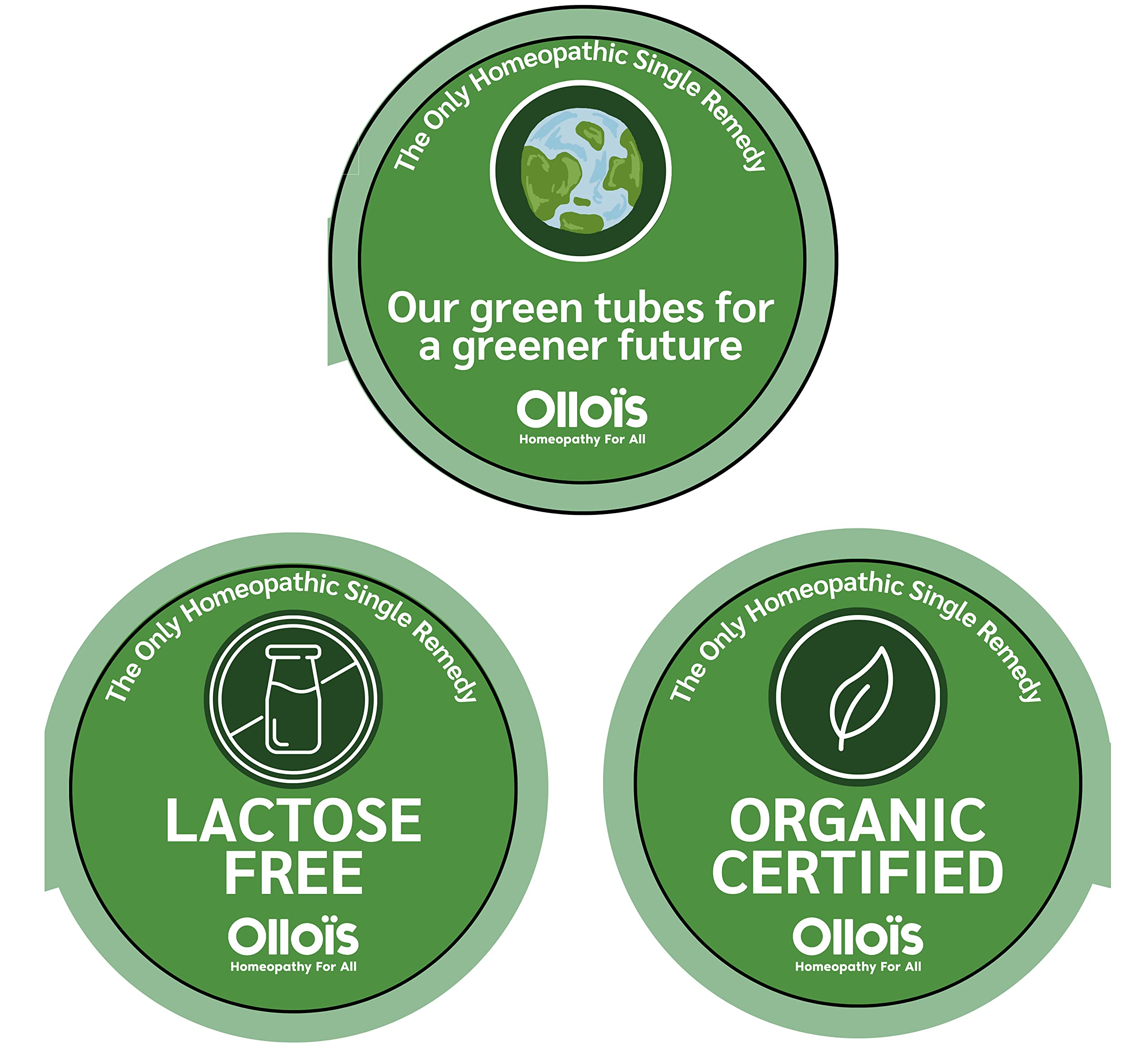 OLLOIS Natrum Muriaticum 6X, Cell Salt #9, Lactose-Free, Organic & Vegan, Kosher Certified