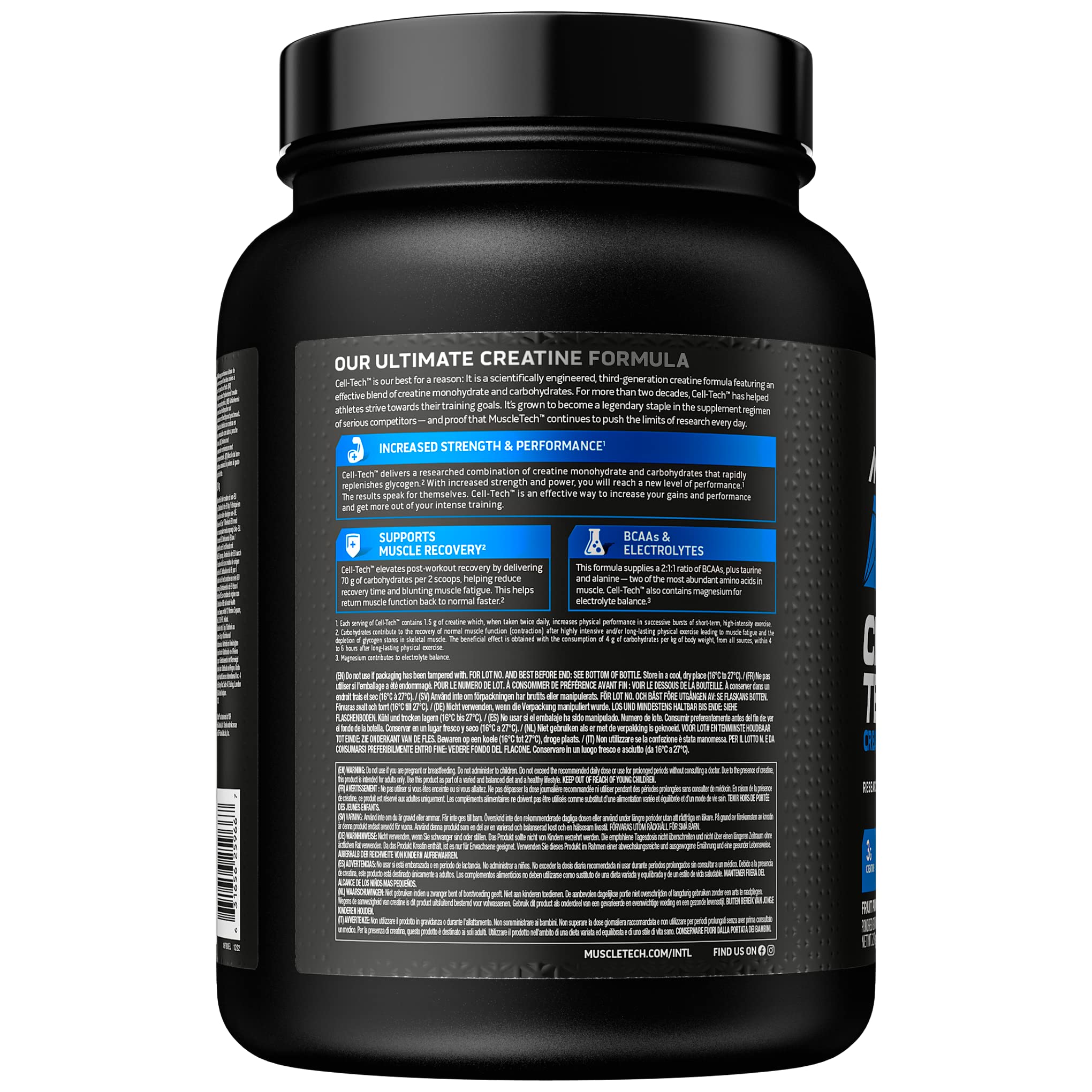 MuscleTech CellTech Creatine Monohydrate Powder, Post Workout Recovery Drink