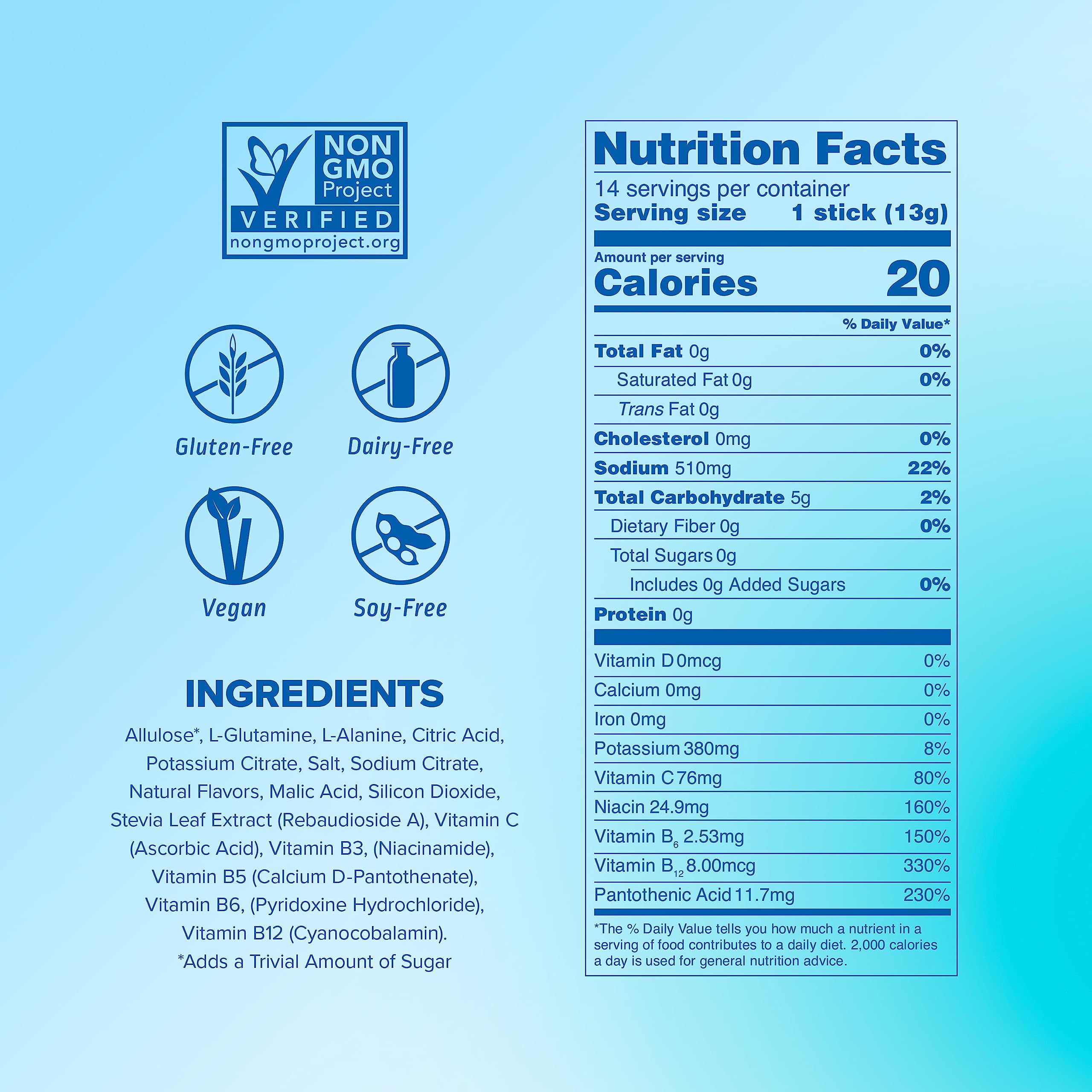 Liquid I.V. Sugar-Free Hydration Multiplier - Green Grape – Hydration Powder Packets