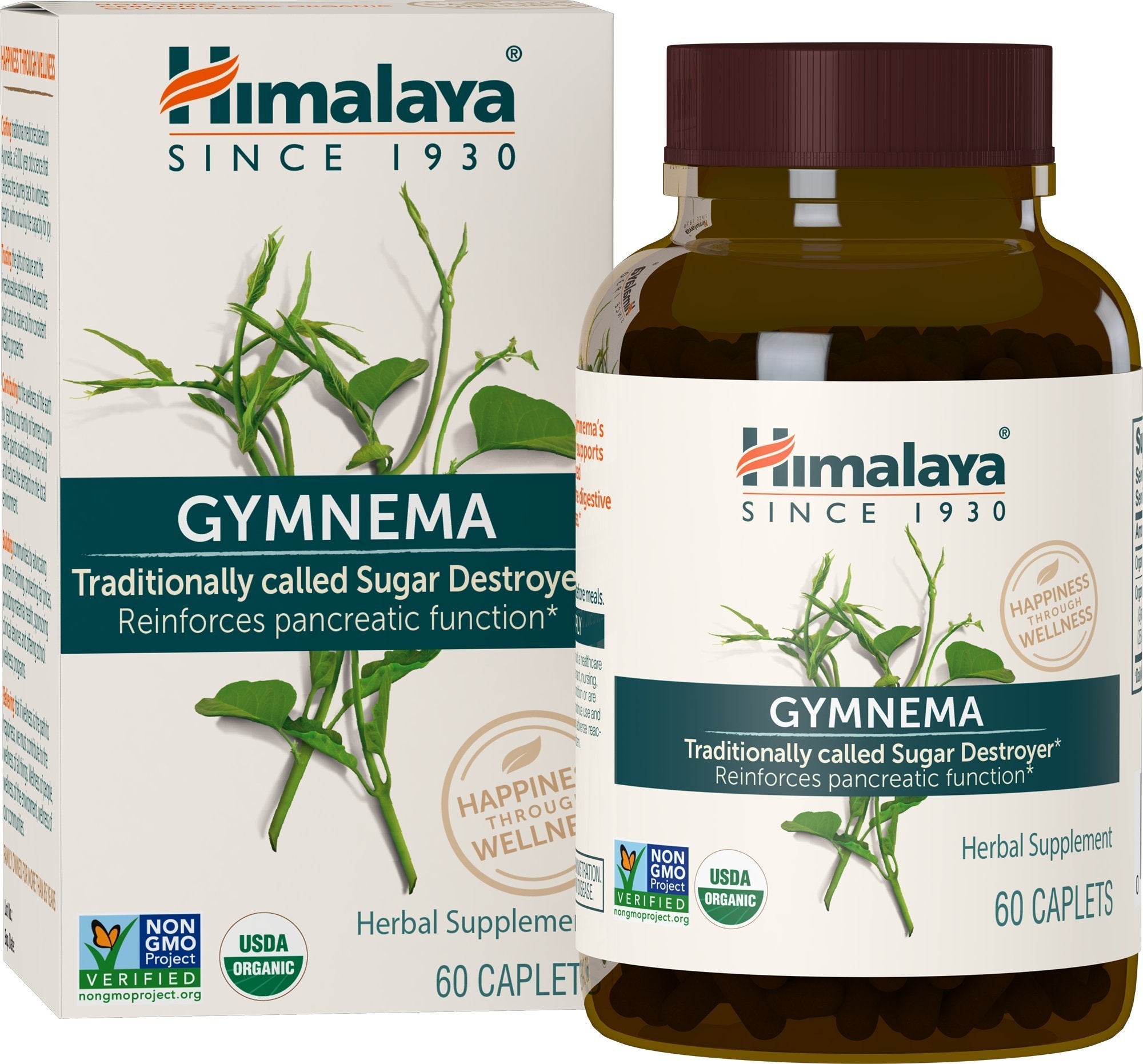 Himalaya Organic Gymnema Herbal Supplement for Weight Management, USDA Certified