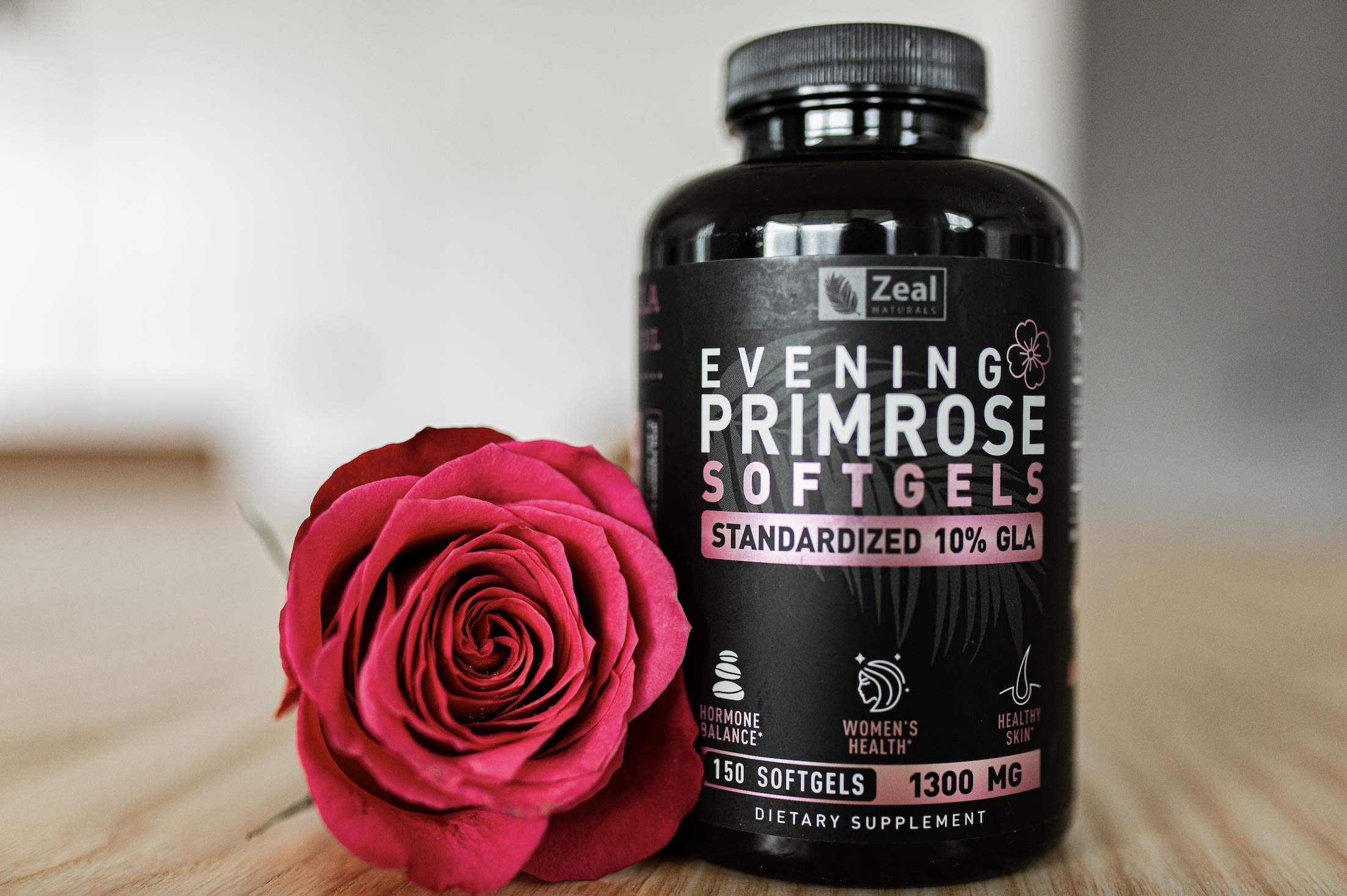 Evening Primrose Oil Capsules (150 Liquid Softgels | 1300mg) Premium Evening Primrose Oil – Natural