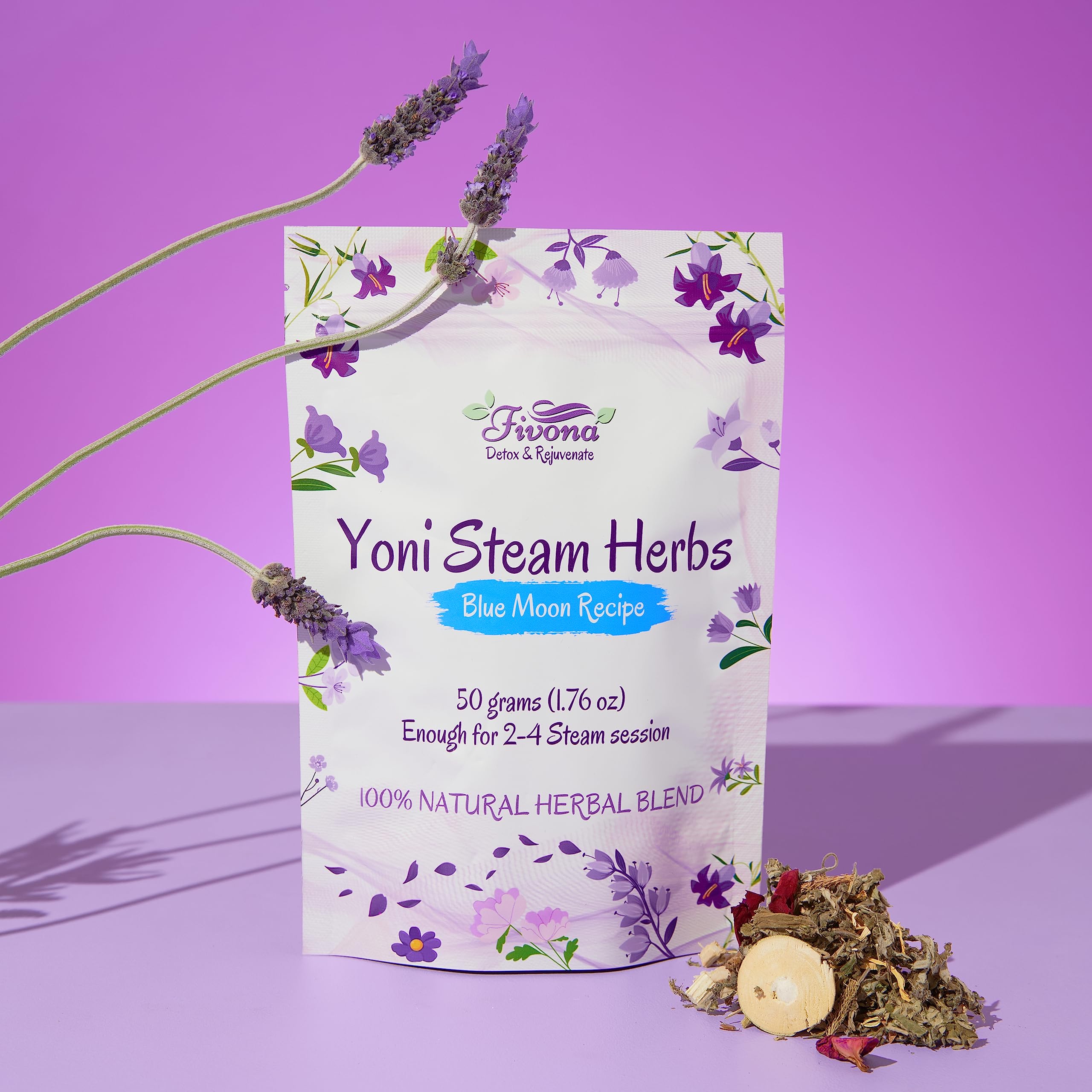 FIVONA Yoni Steaming Herbs - For Feminine Use And Rituals - V-Detox, Cleanse, Wash, Odor Control