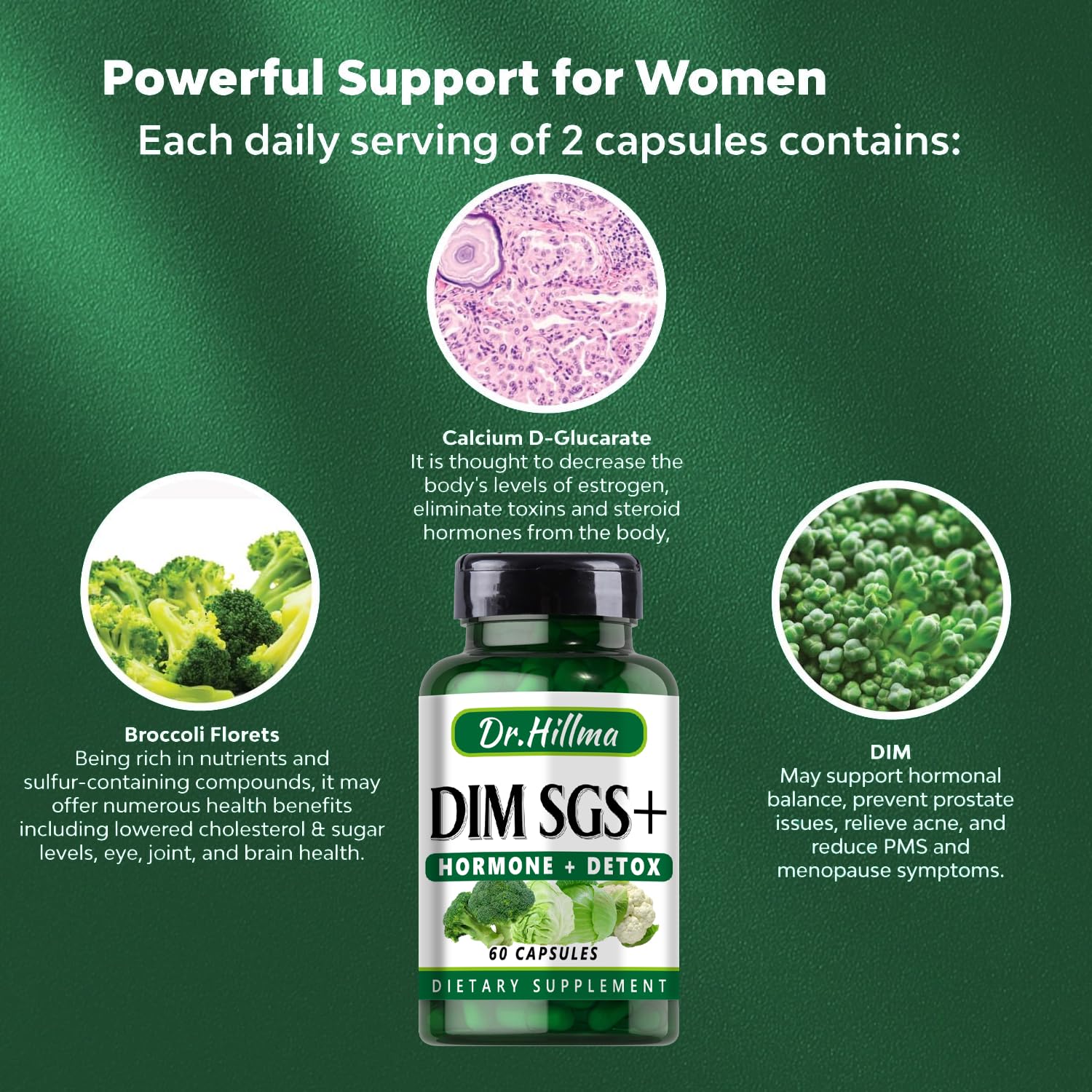 DIM Supplement 200mg Balance Your Hormones Naturally | Hormonal Harmony for Women & Men