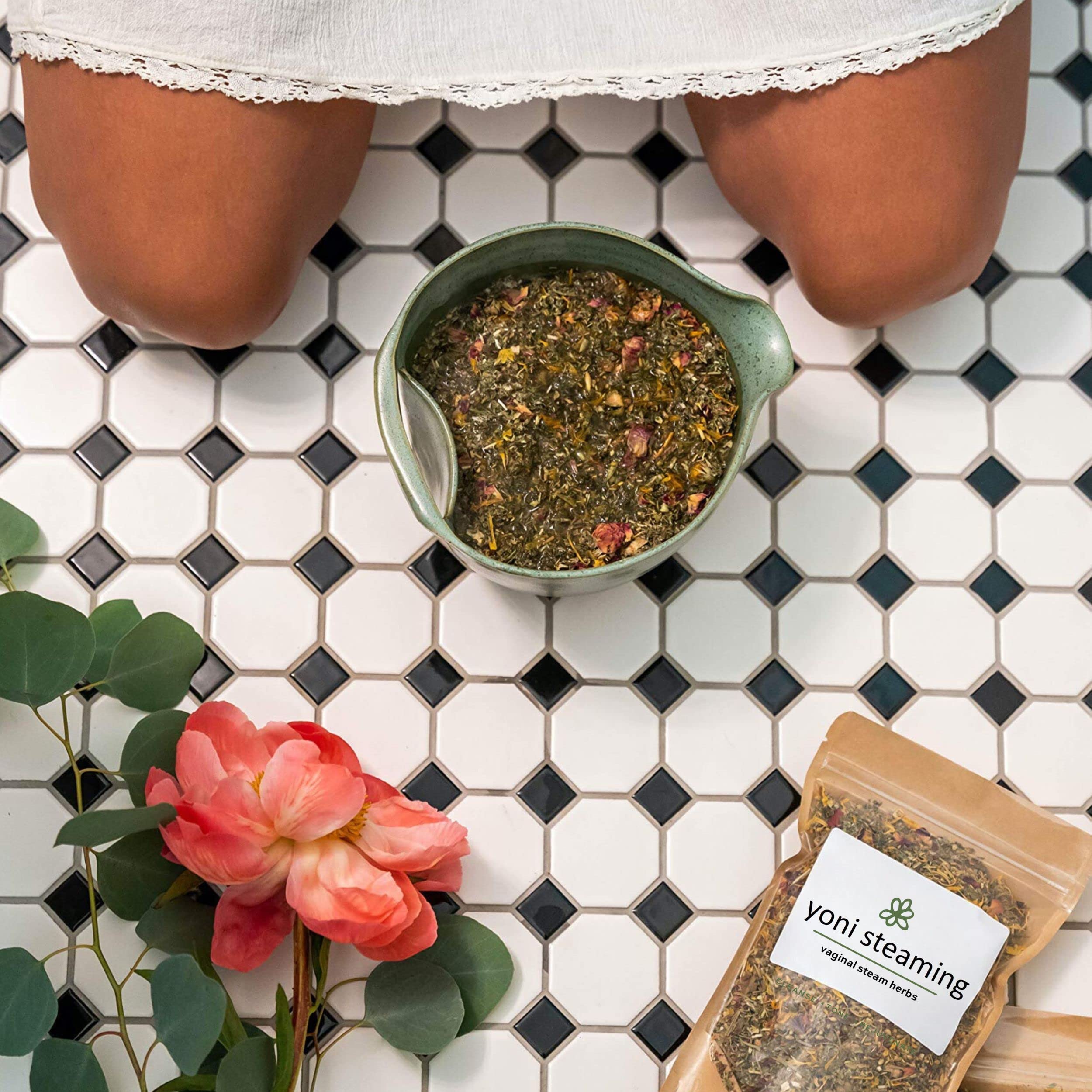 Yoni Steaming Herbs (5 Steams) | Cleansing + Gentle Formula | Formulated by Trained Herbalist