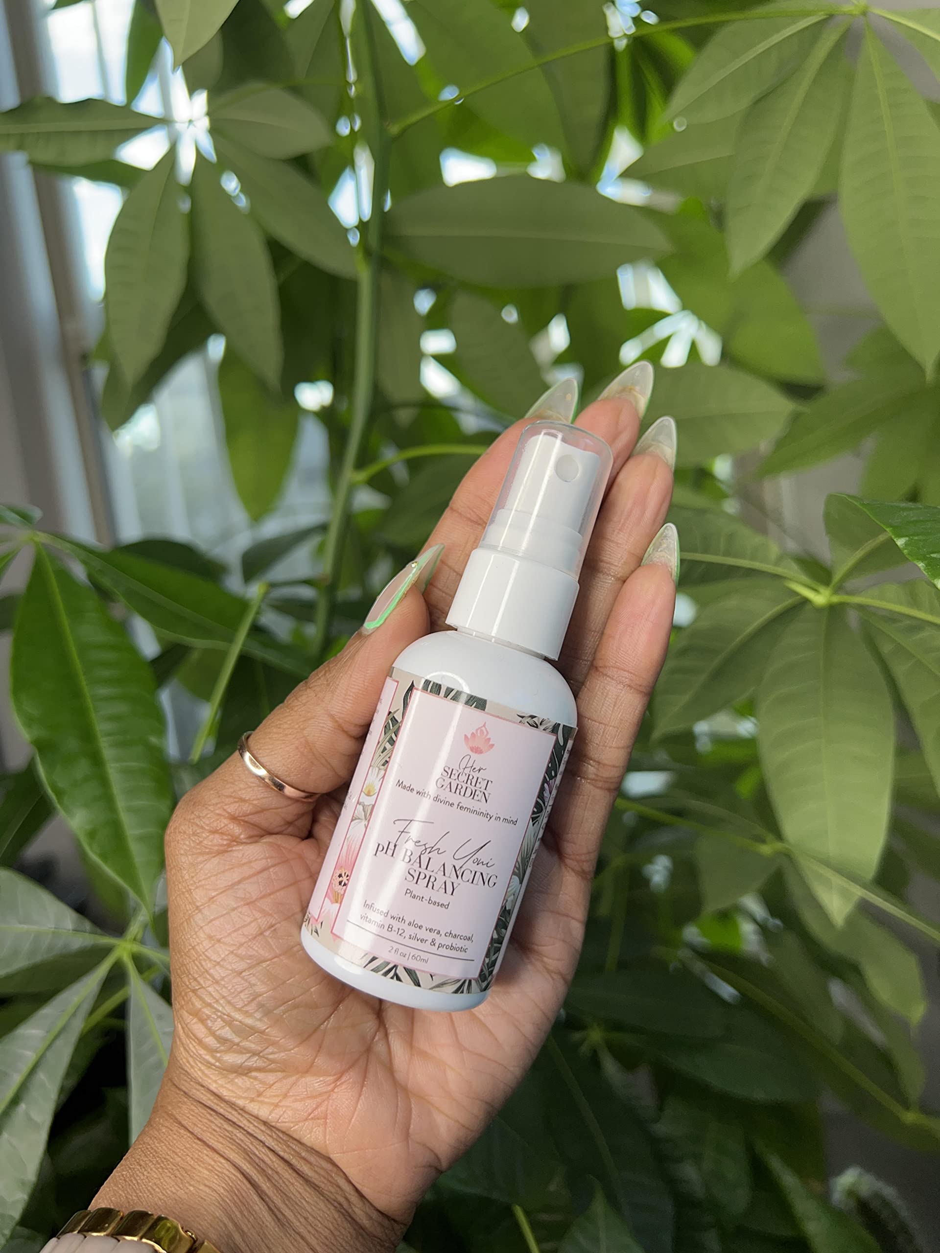 Her SECRET GARDEN Fresh Yoni - Feminine Spray 2oz, plant-based soothing mist all natural