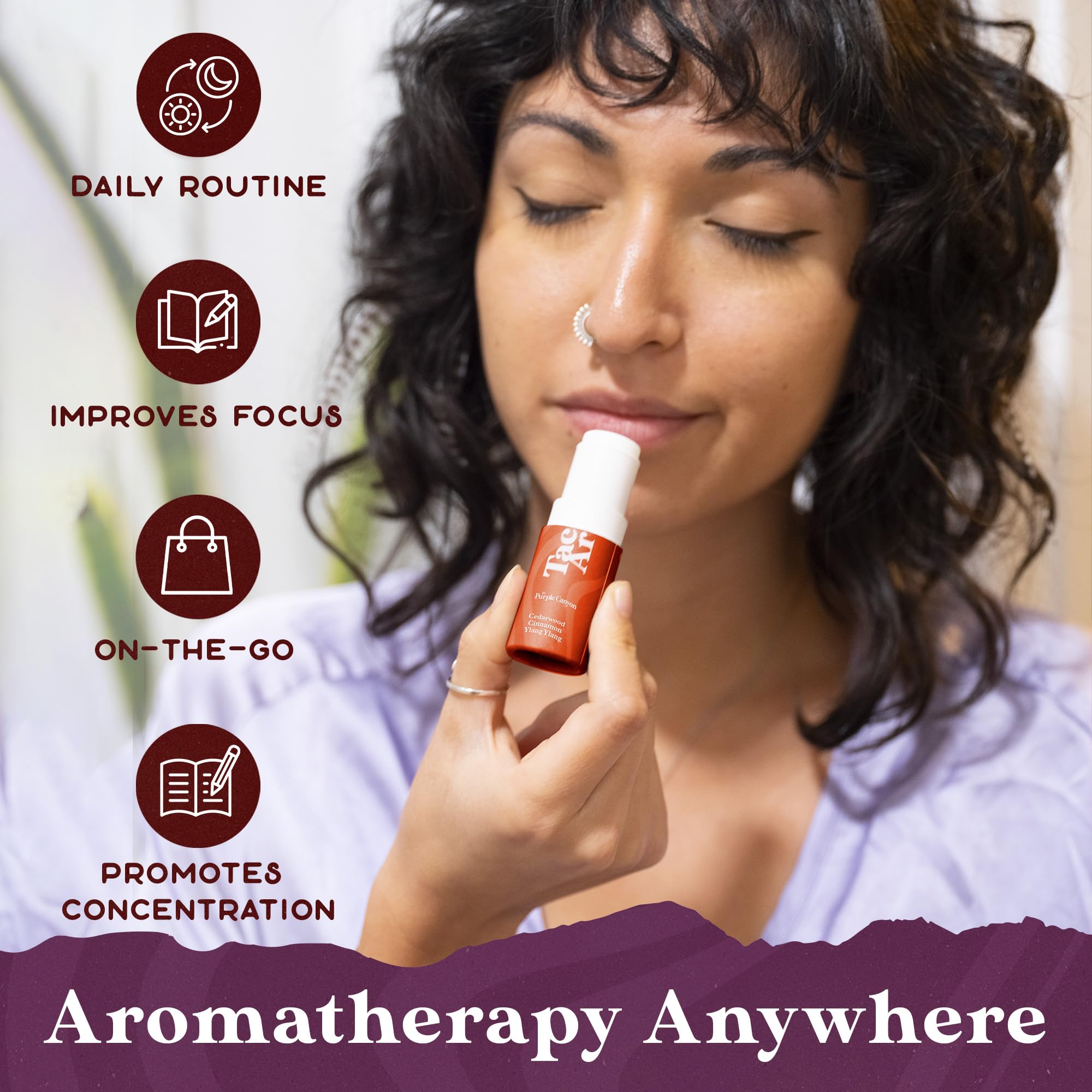 Essential Oils Balm Stick | Grounded Thought Aromatherapy Balm | All Natural Body Balm