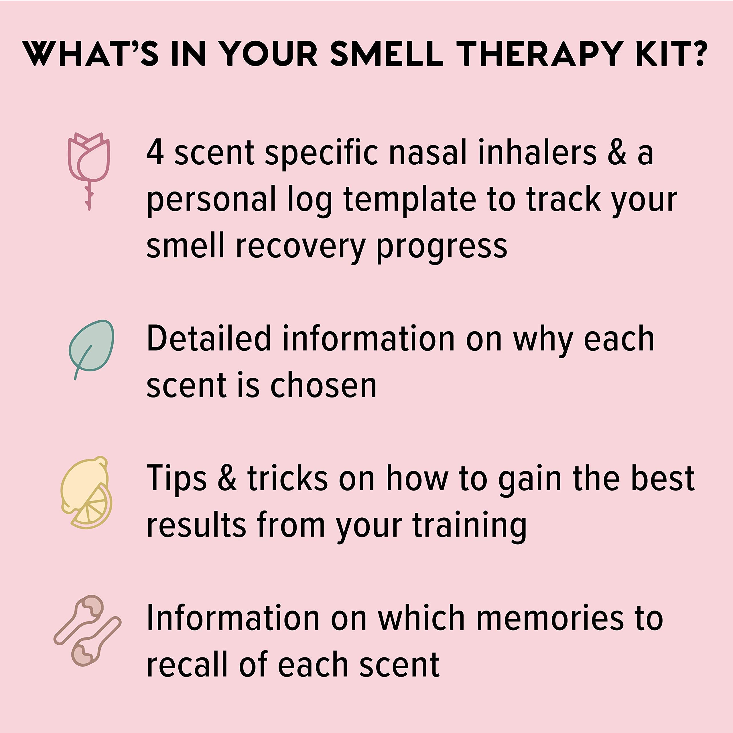 MOXĒ Smell Training Kit, Made in USA, 4 Essential Oils, Olfactory Regeneration, Helps Restore Sense