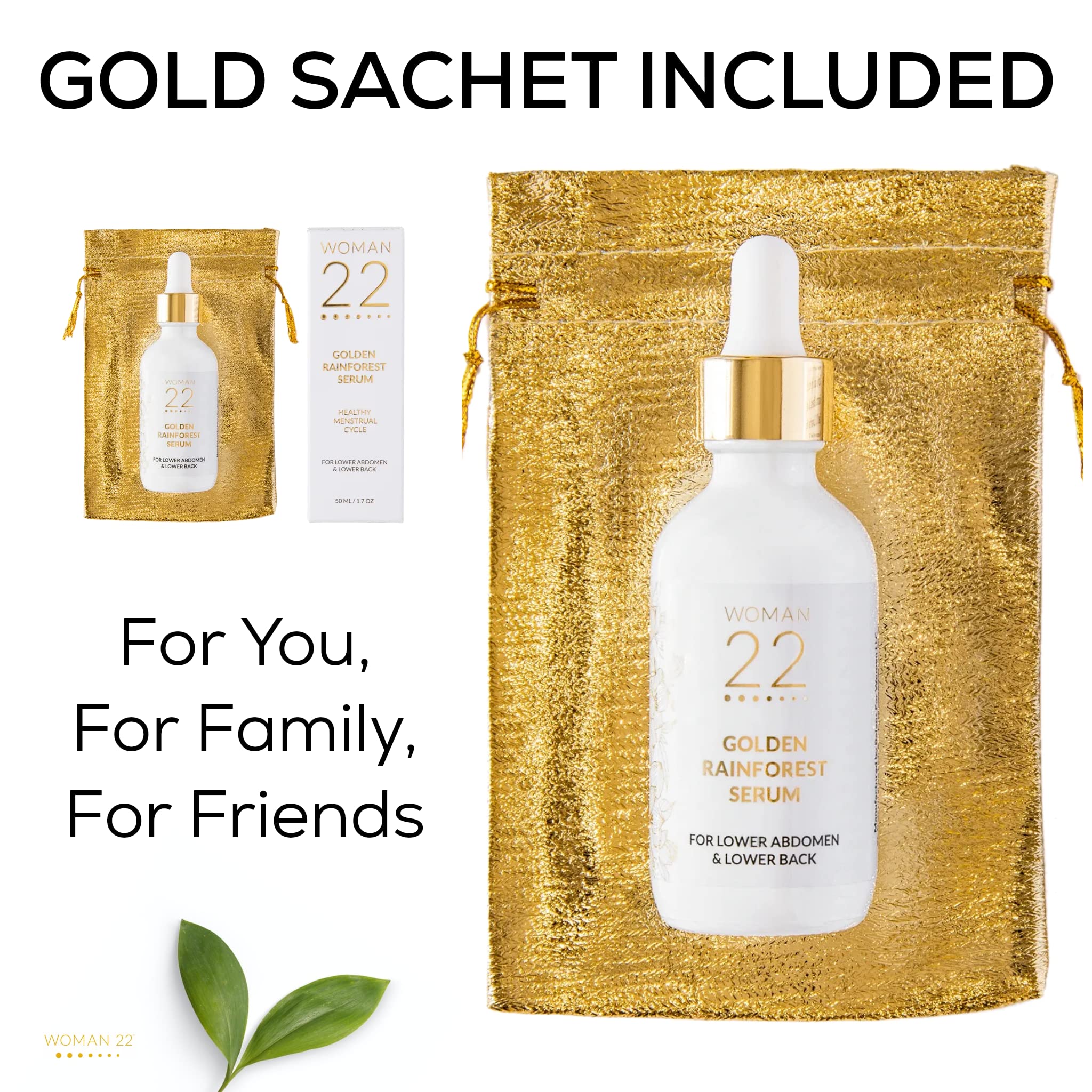 Topical Soothing Serum for Difficult Periods, Cramps, Bloating & more. Apply Lower Abdomen