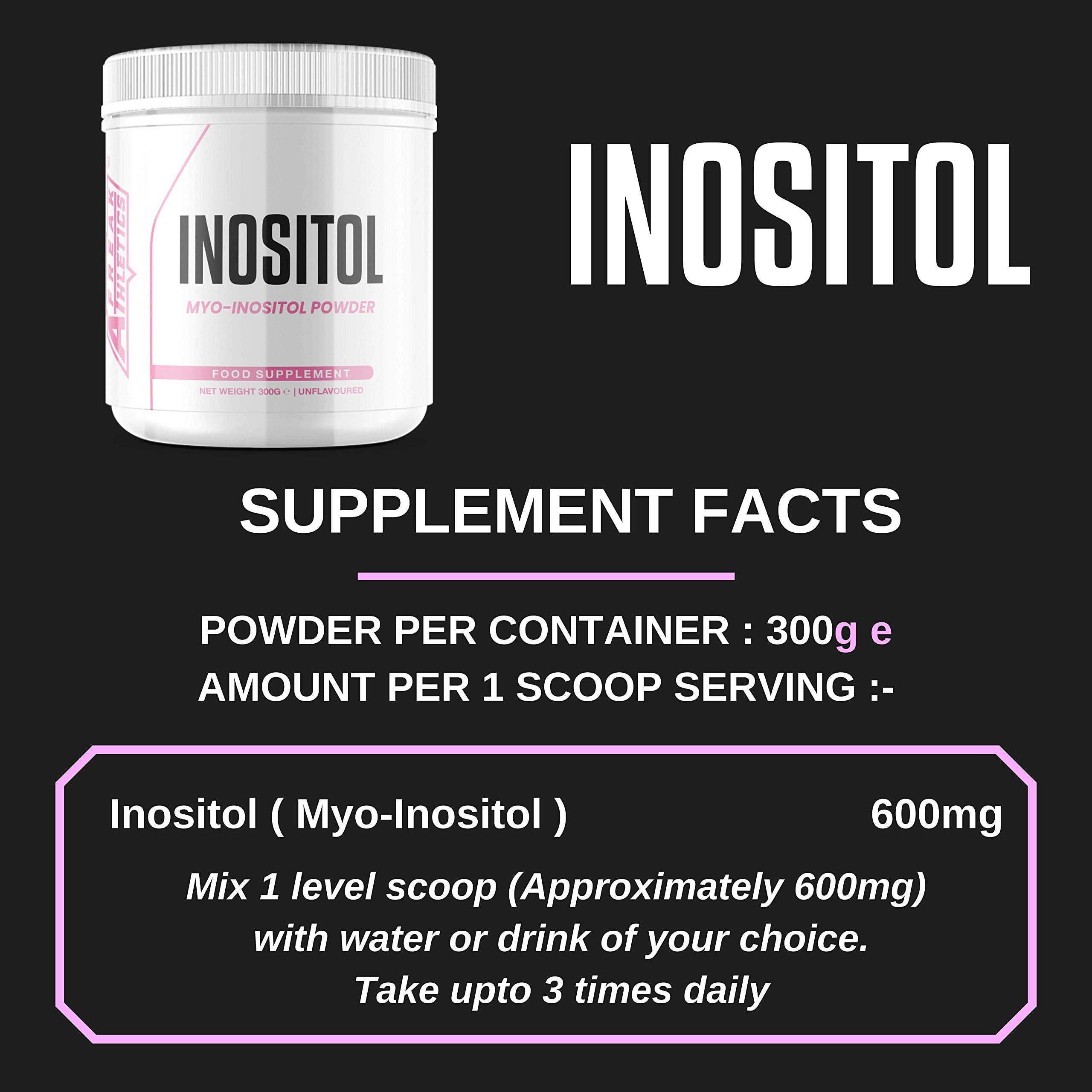 Inositol (Myo-Inositol) Powder 300g | Premium Myo Inositol Powder - Supports Women