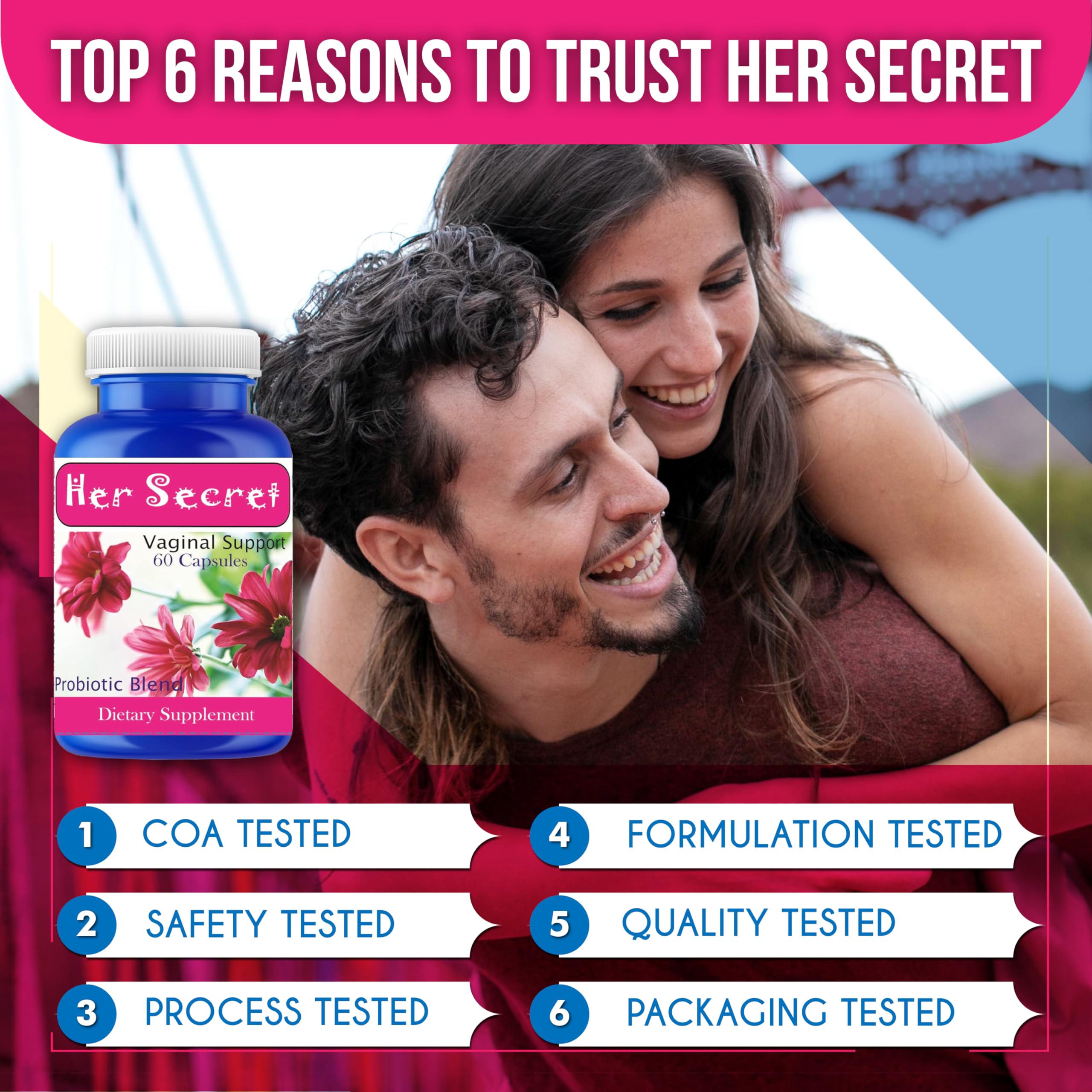 Embarrassed with Femenine Odor? Worried about Female Urinary Odor? Try Femenine Odor Supplement 60 Pills