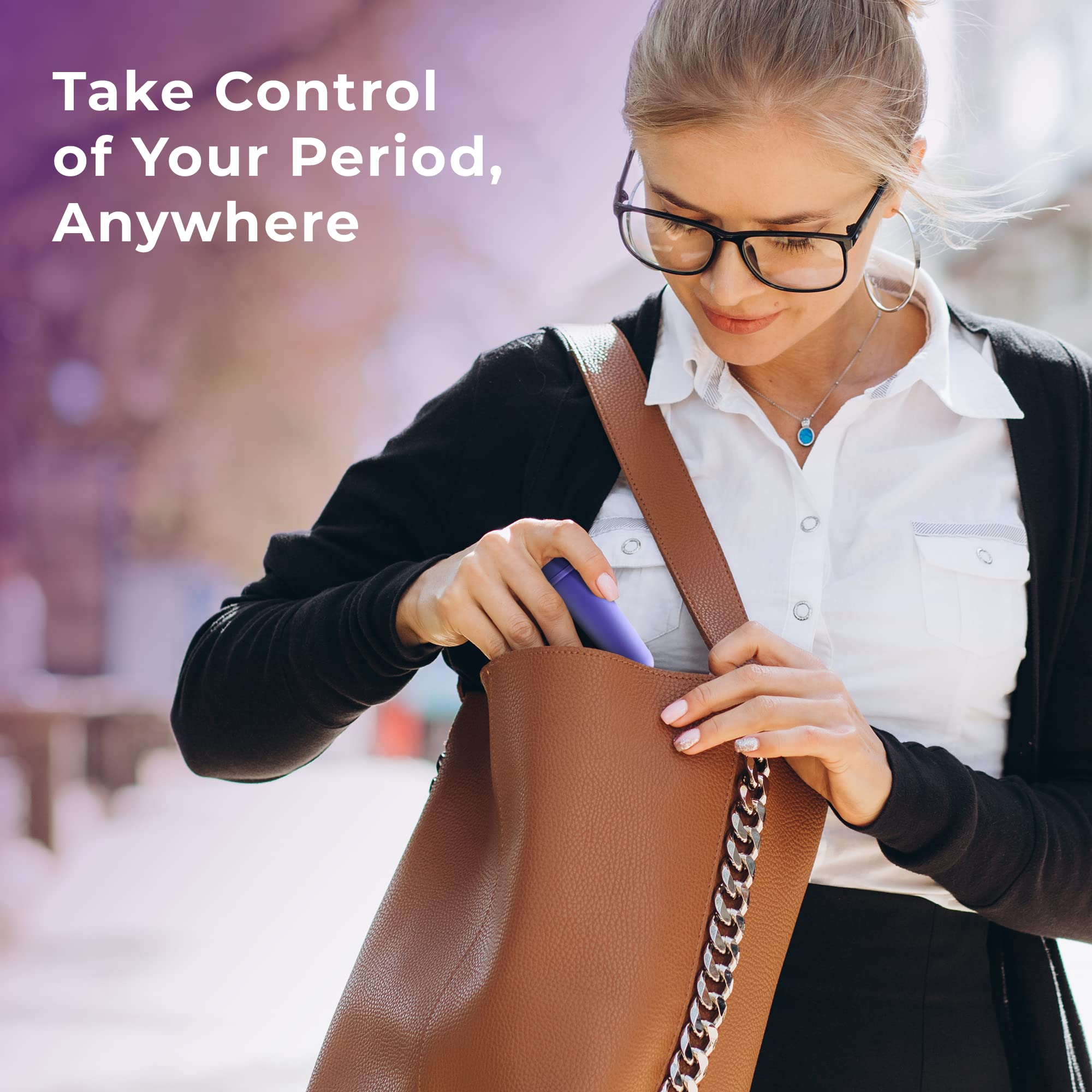 Ecoblossom Menstrual Cup Applicator Tool - Comfortable & Easy Insertion - Compatible