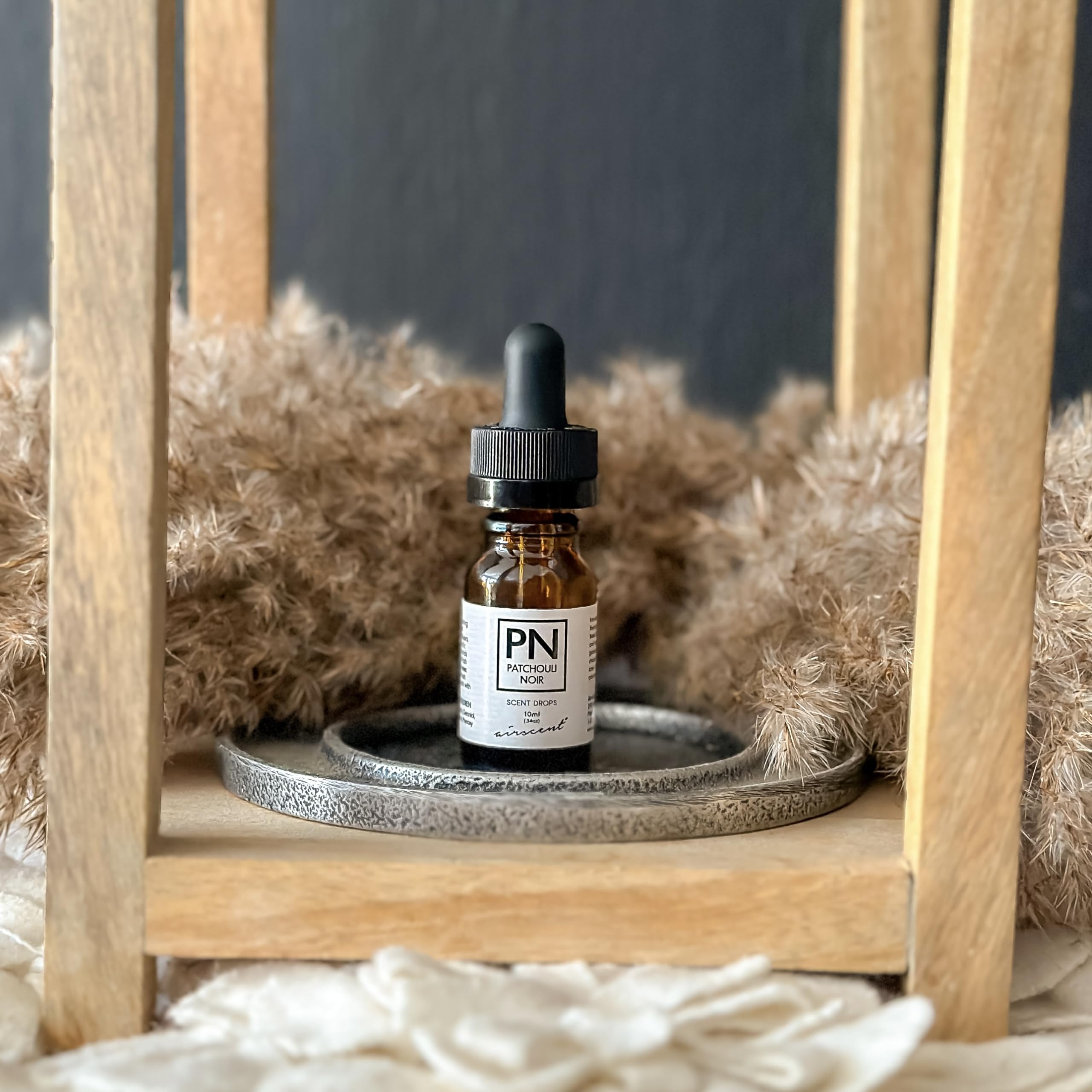 Patchouli Noir Diﬀuser Oil - Air-Scent Aroma and Essential Oil Blend - 10 Milliliter (.34 ﬂ oz)