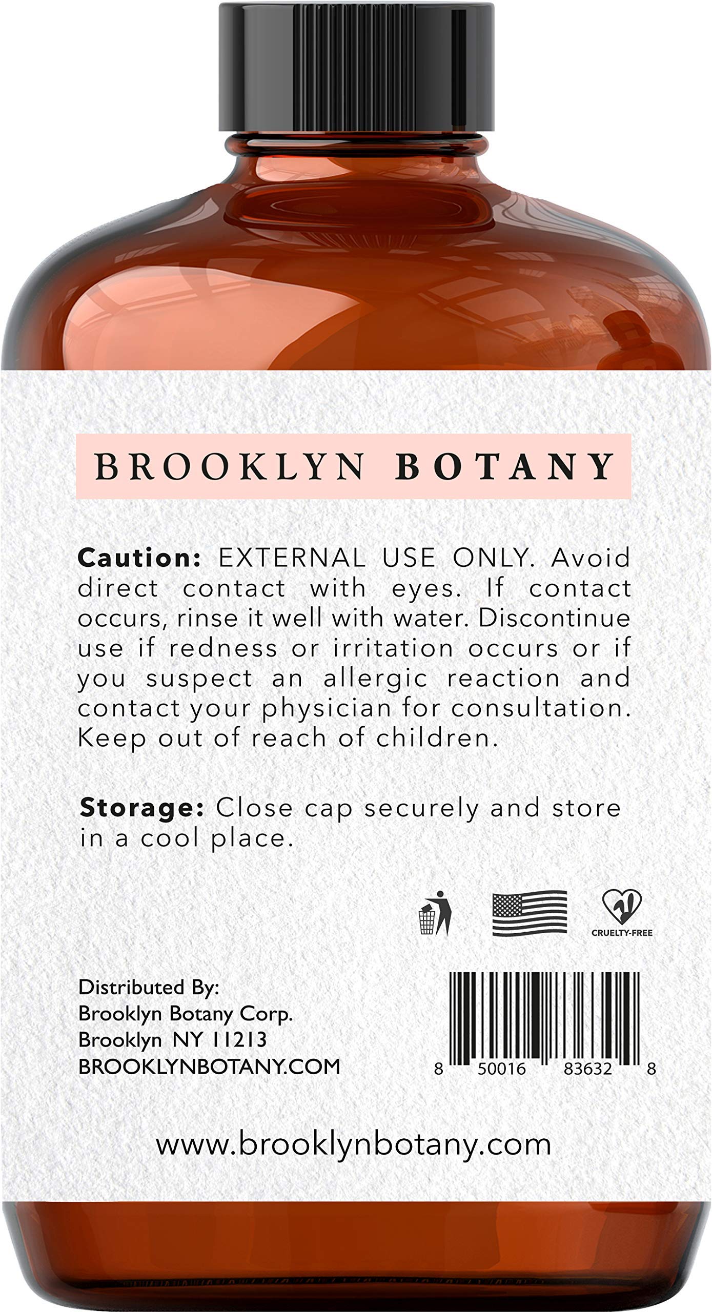 Brooklyn Botany Peppermint Essential Oil - Huge 4 Fl Oz - 100% Pure and Natural - Premium Grade