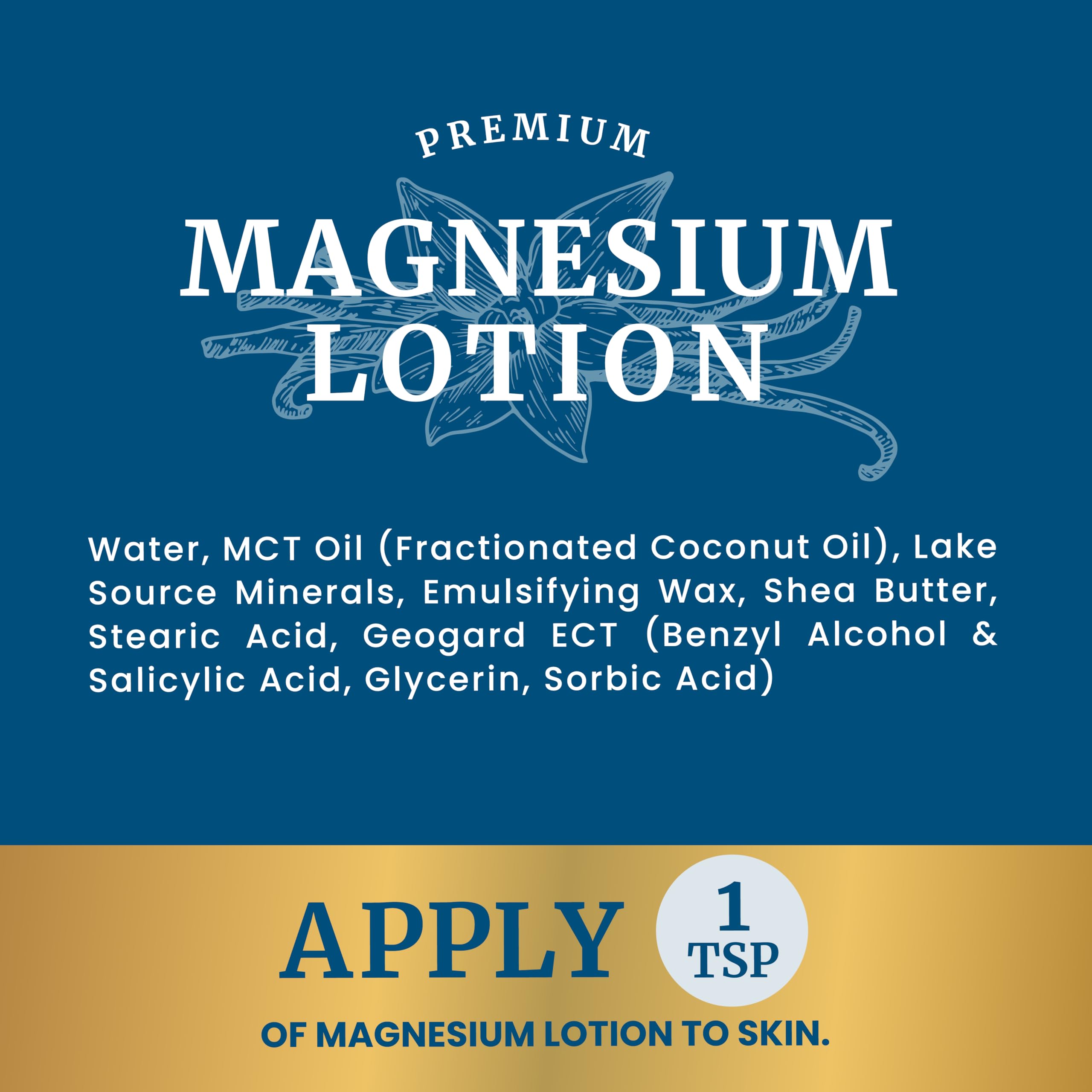 Magnesium Lotion | Relieves Muscle Cramps & Soreness | Relaxation & Calming Support