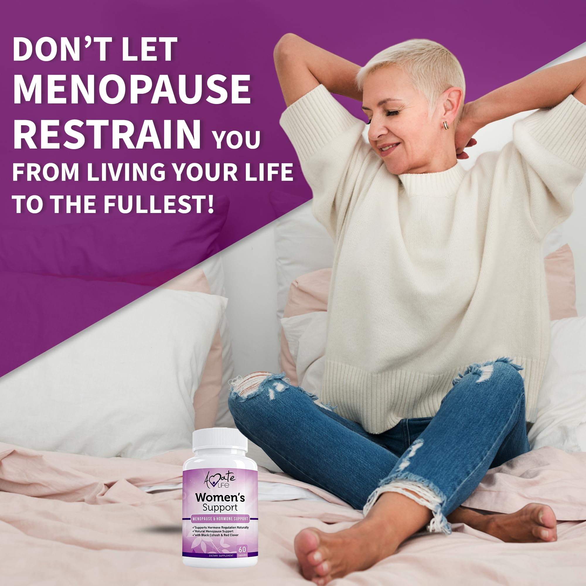 Women’s Support Supplement- Natural Hormone Regulation- Menopause Support Supplement- Estrogen Rich